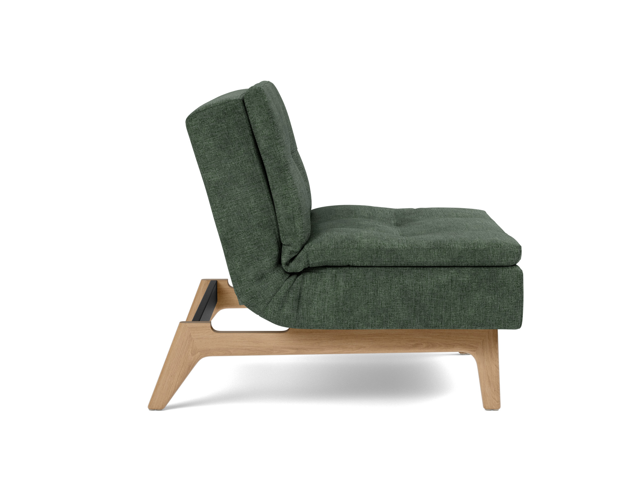 Sessel Dublexo Flachgewebe Avella 281-Pine-Green Beine Eiche