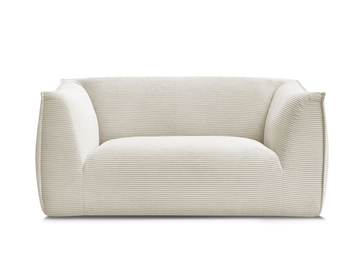 Bobochic Giorgia Sofa 2-Sitzer Cordsamt Beige