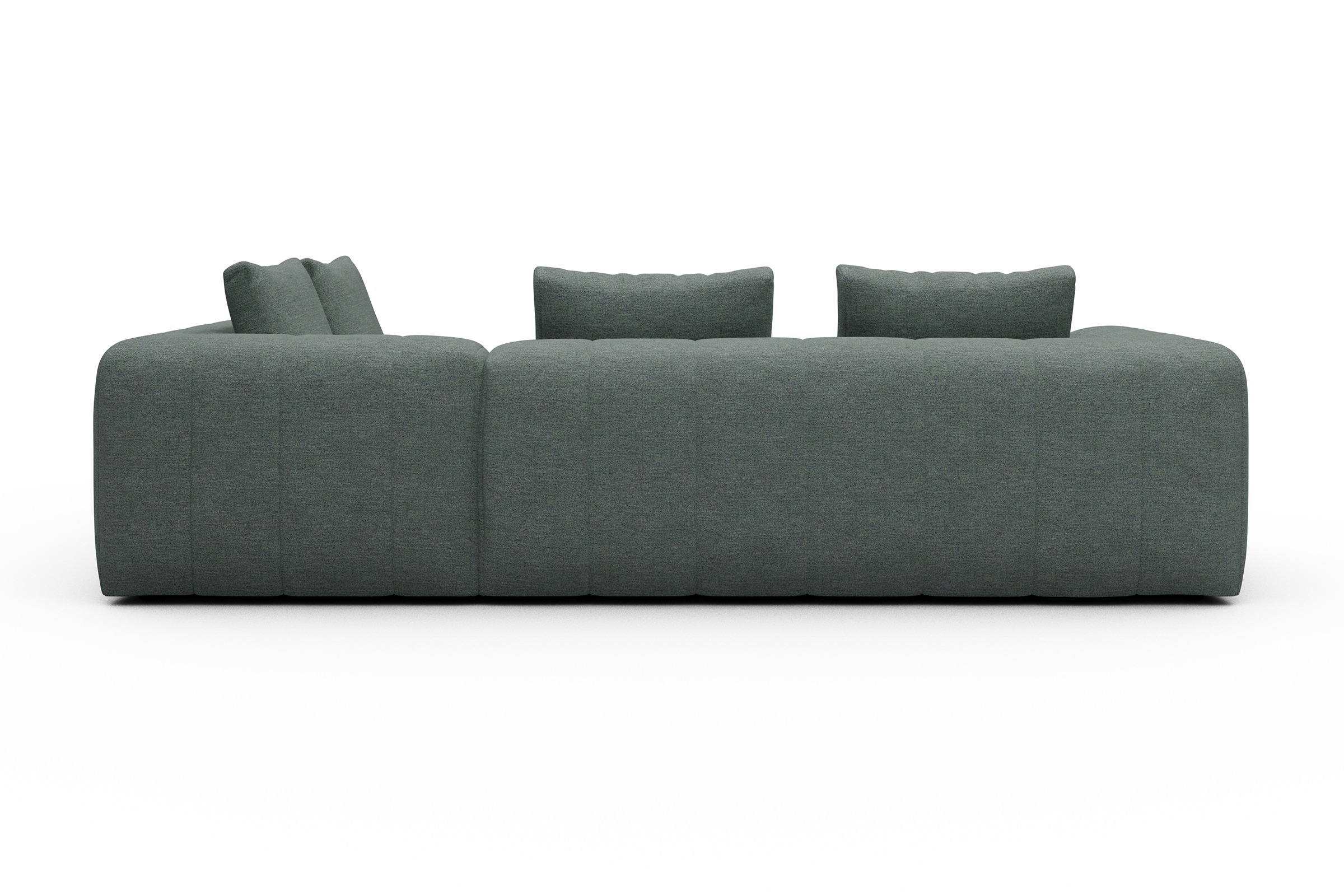 Ecksofa Hugo 2x 2,5-Sitzer Armlehne links Carreno-Ice-Blue