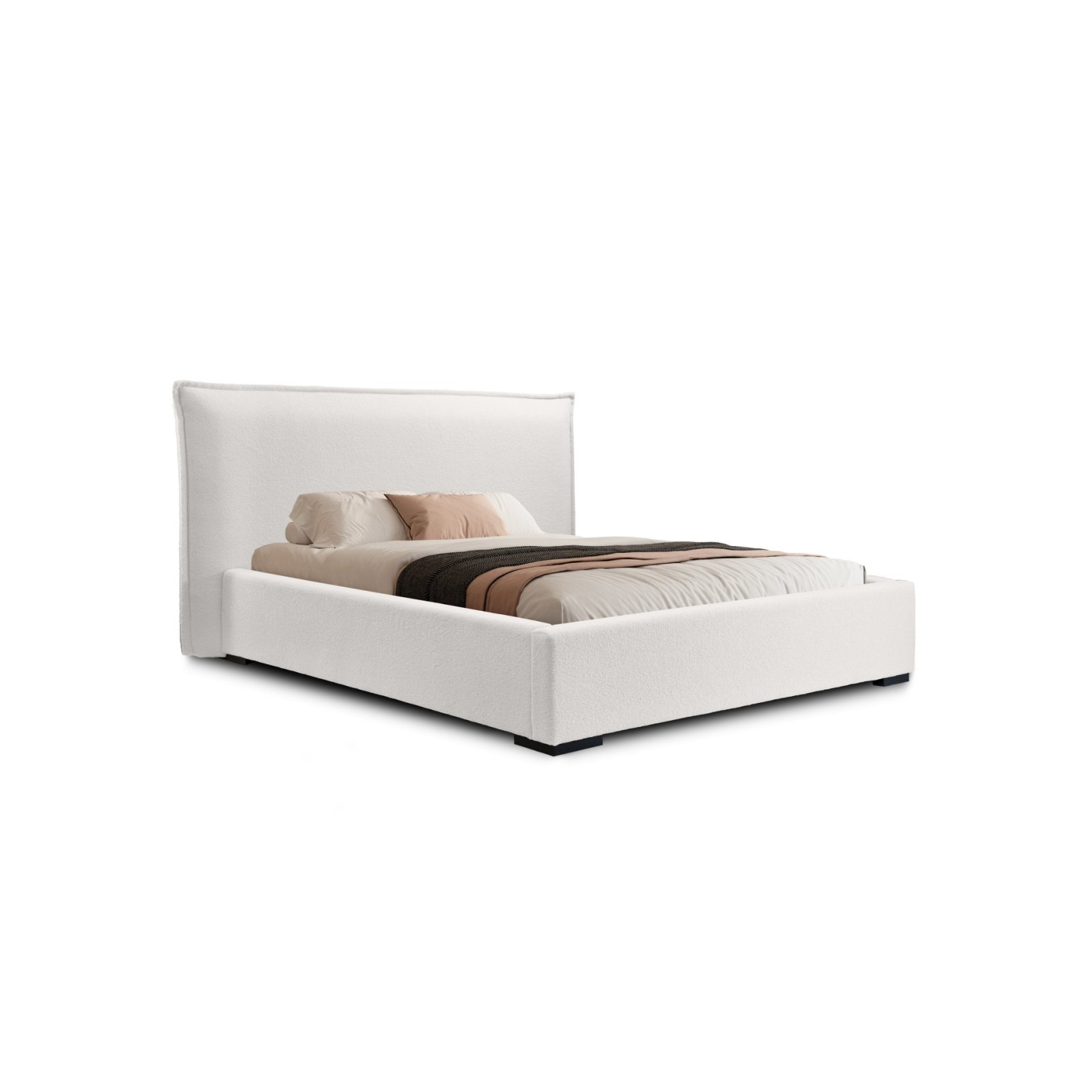 Polsterbett Renoa Boucle 140x200 mit Holzrahmen Quelle 01