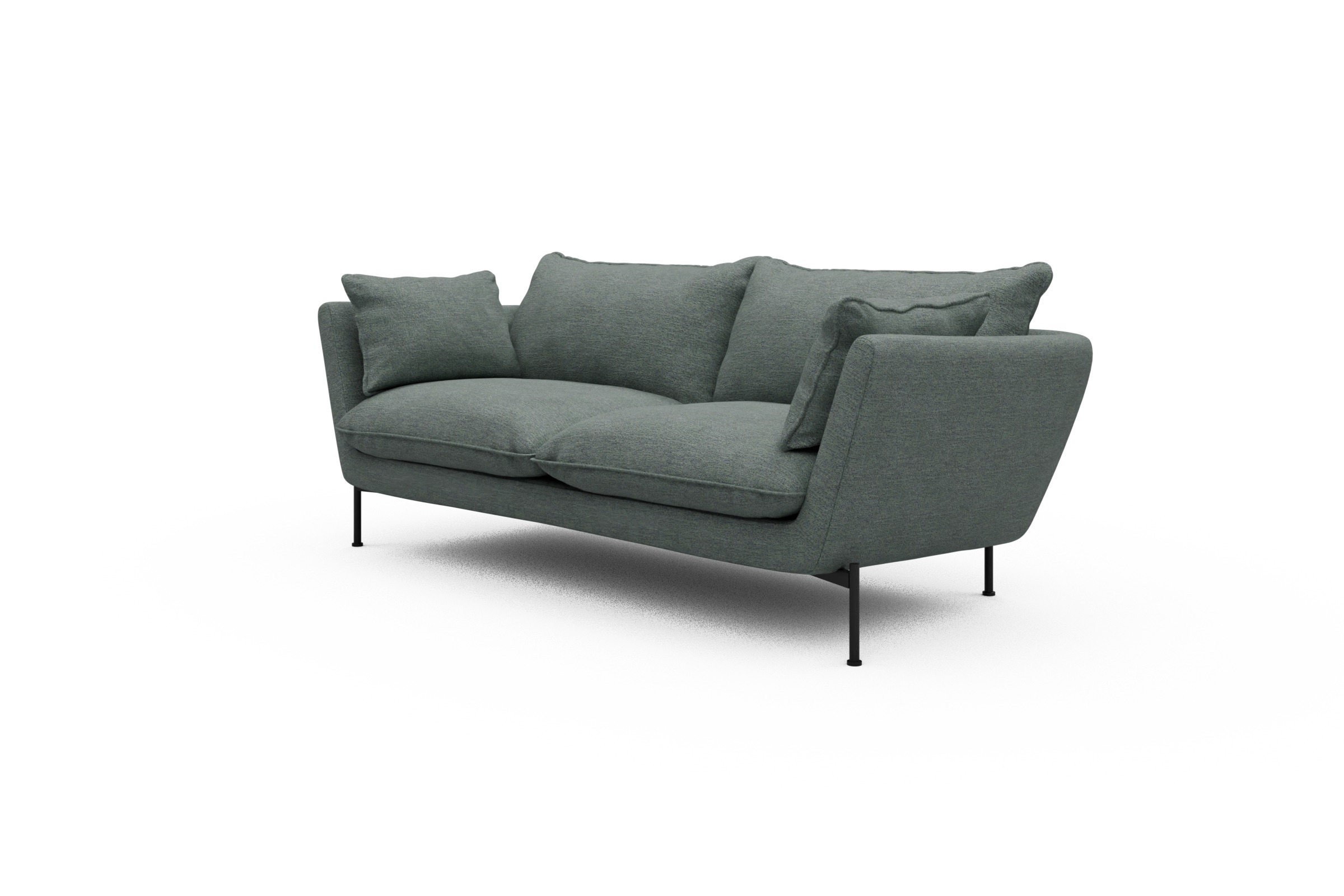 Sofa Anton PREMIUM 2-Sitzer Carreno-Ice-Blue