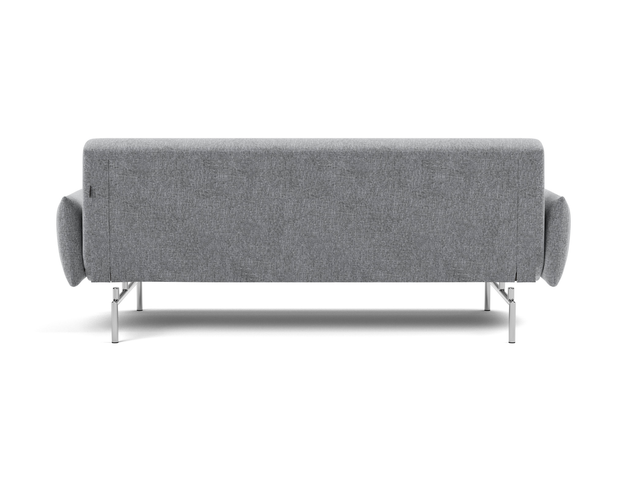 Schlafsofa Jillis mit Armlehnen Strukturierter Stoff Twist 565-Granite