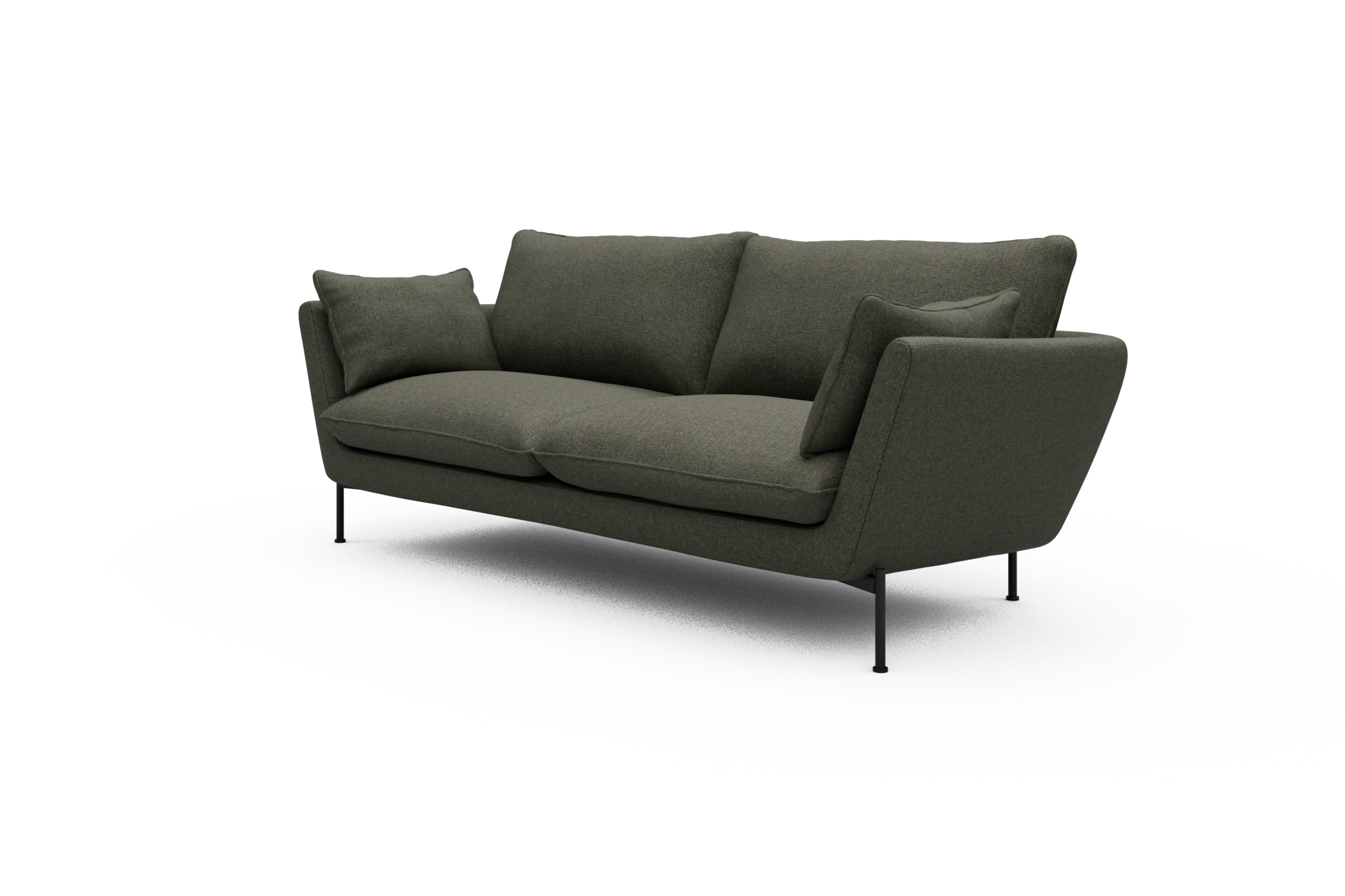 Sofa Anton 3-Sitzer Sama-Winter-Moss