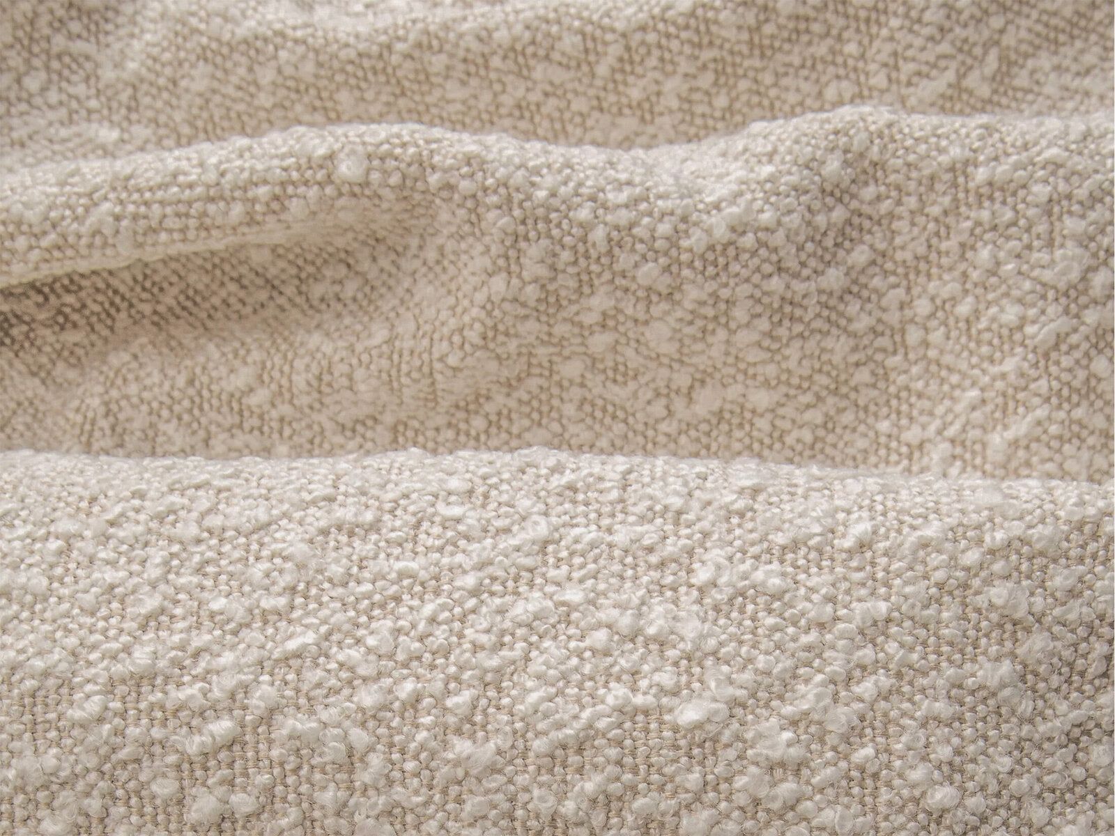 Micadoni Olivia Samtiger Kopfteil Boucle LEGEND Helles Beige 189x100