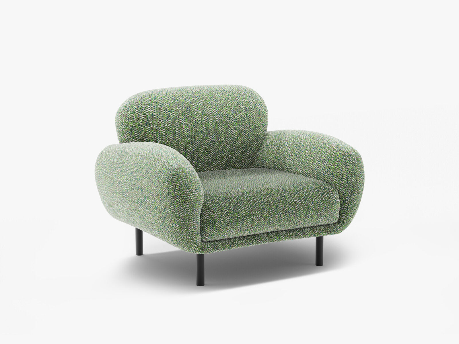 Micadoni Sessel Poppy Chenille Silencio Grün