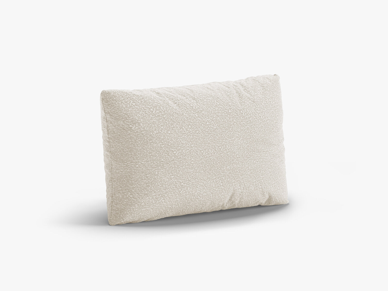 Micadoni Kissen Poppy Boucle Baloo Weiß 30x50