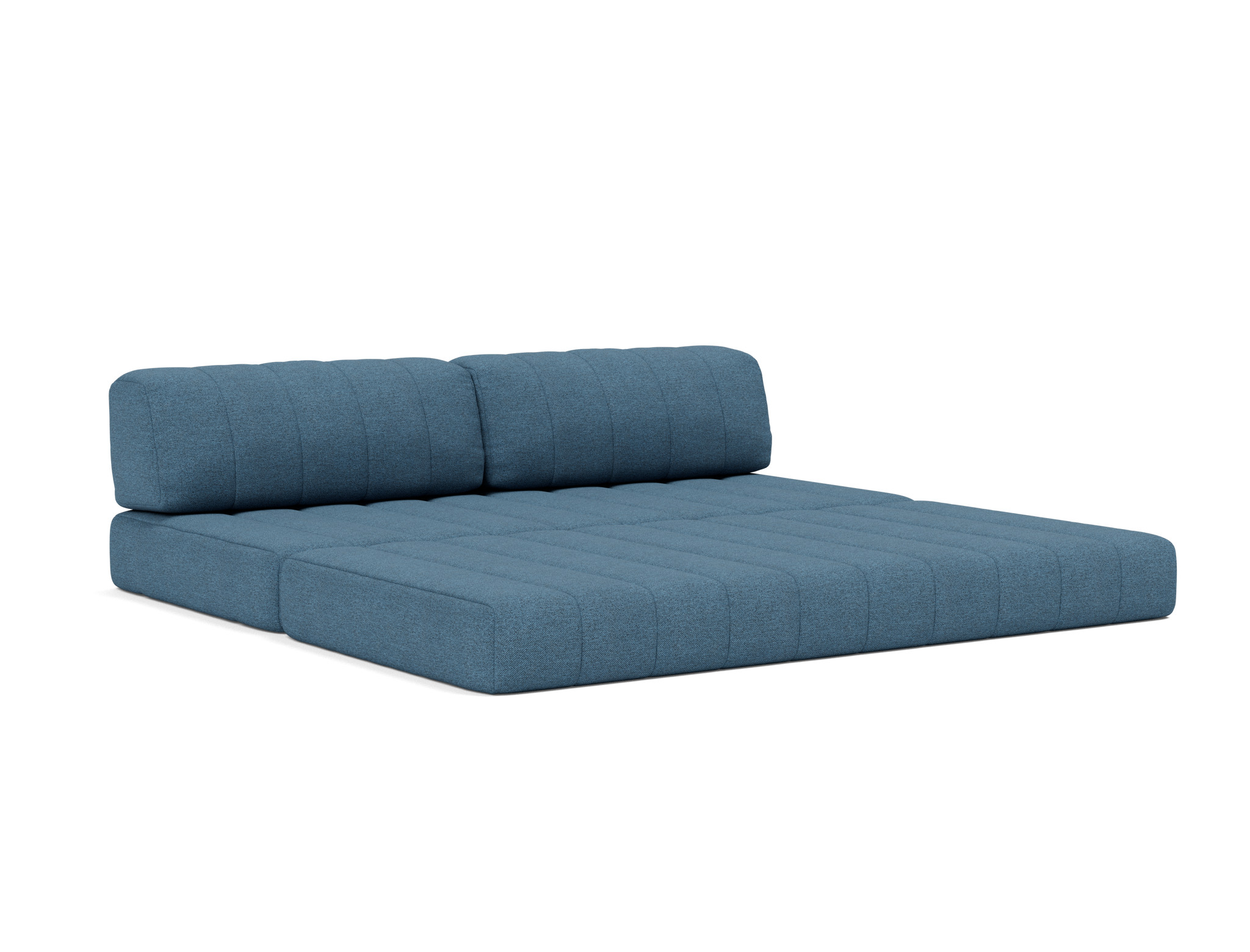 Schlafsofa CozyPad Strukturierter Stoff Weda 302-Weda-Blue