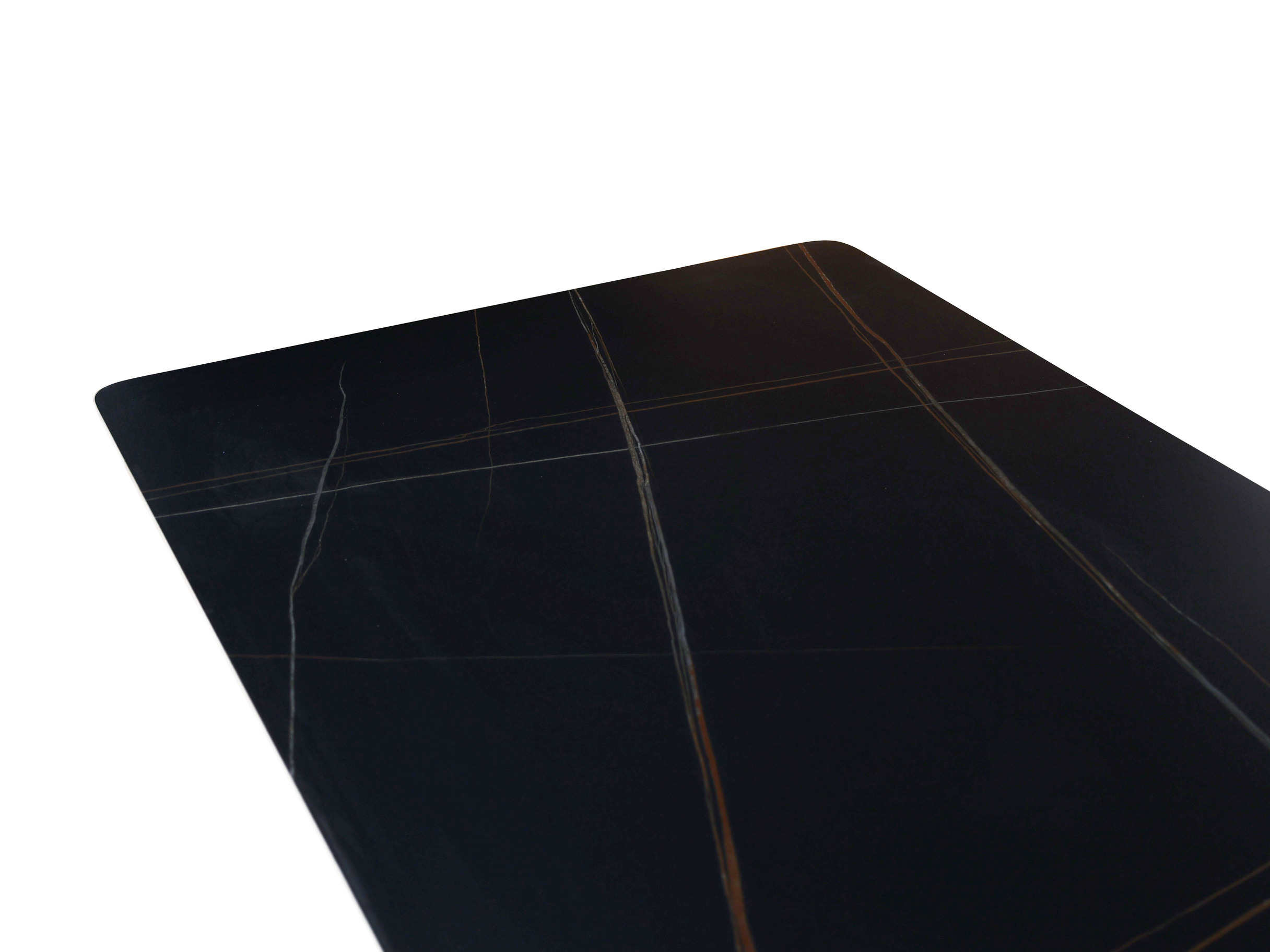 Livin Hill Esstisch 180cm Modig Graphitbeine, schwarze Tischplatte M30