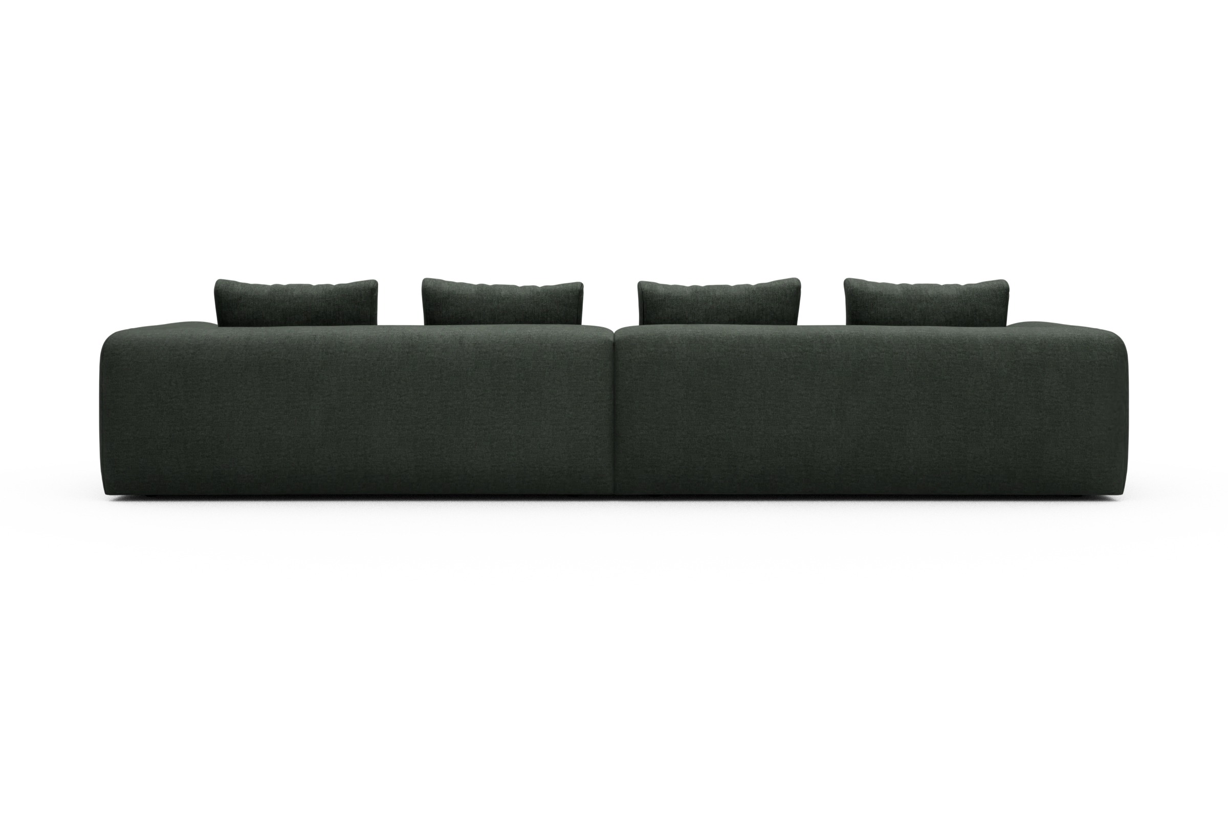 Sofa Modulares XXL Sofa Fred 5-Sitzer Aivi-Pine-Green