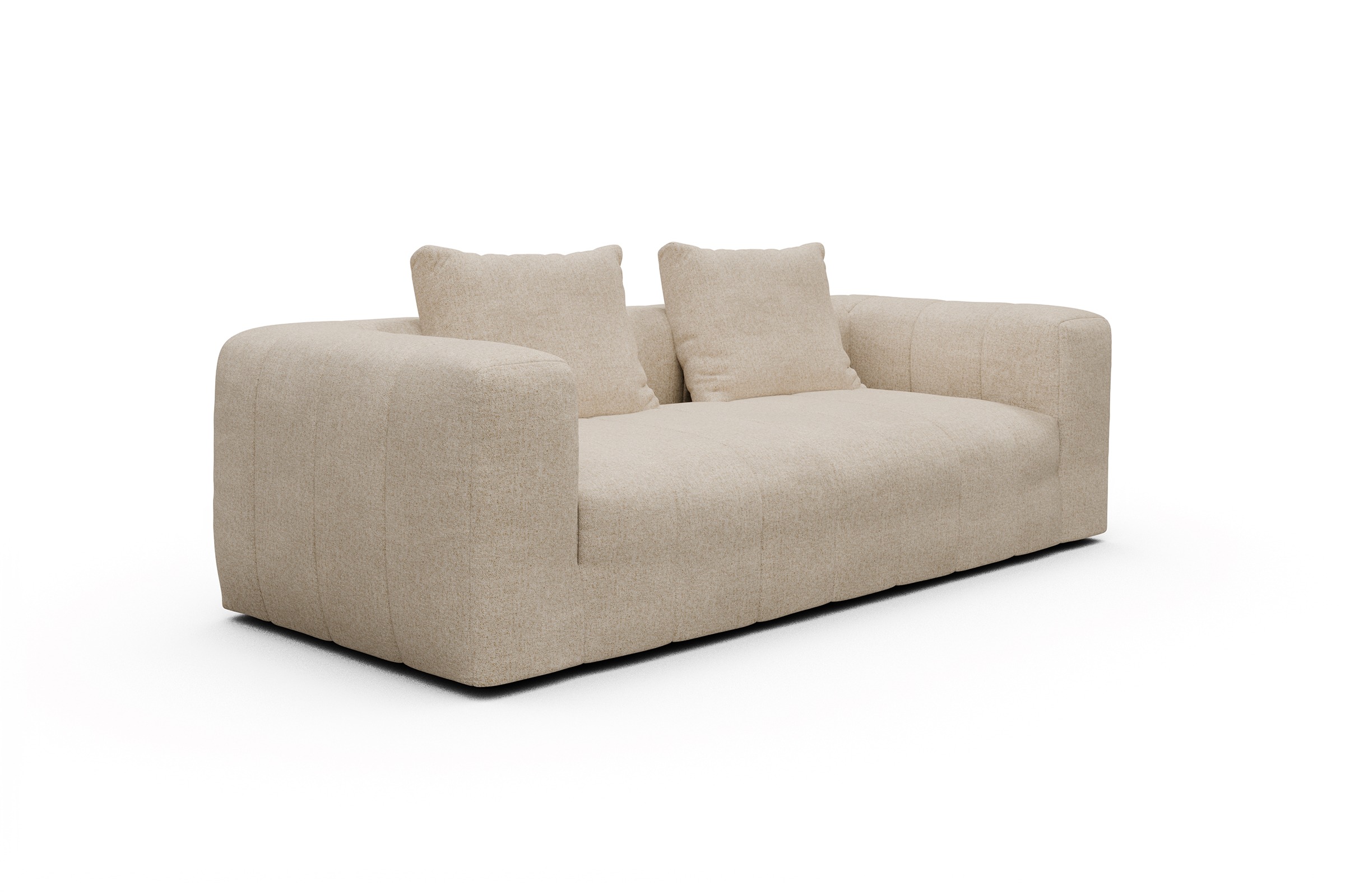 Sofa Hugo 3-Sitzer Casone-Natural-Beige