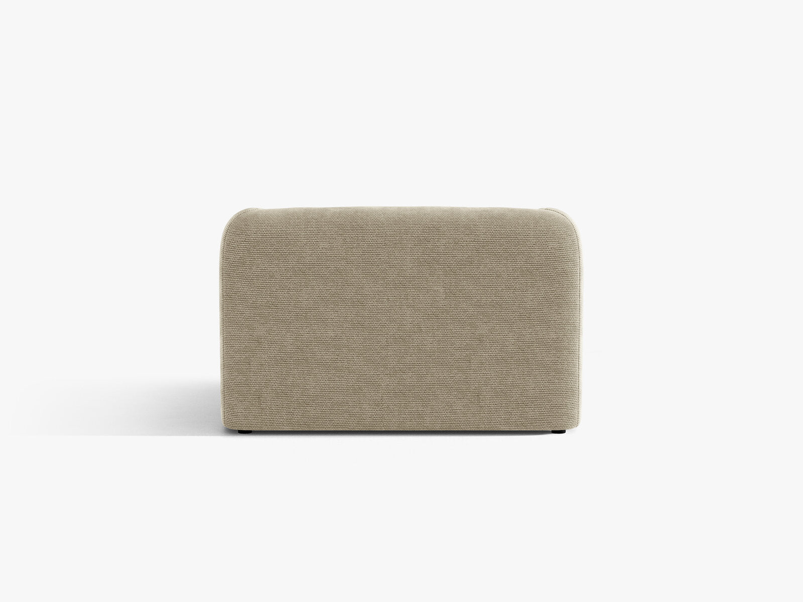 Micadoni Sessel Miley 1-Sitzer Chenille Eden Dunkelbeige