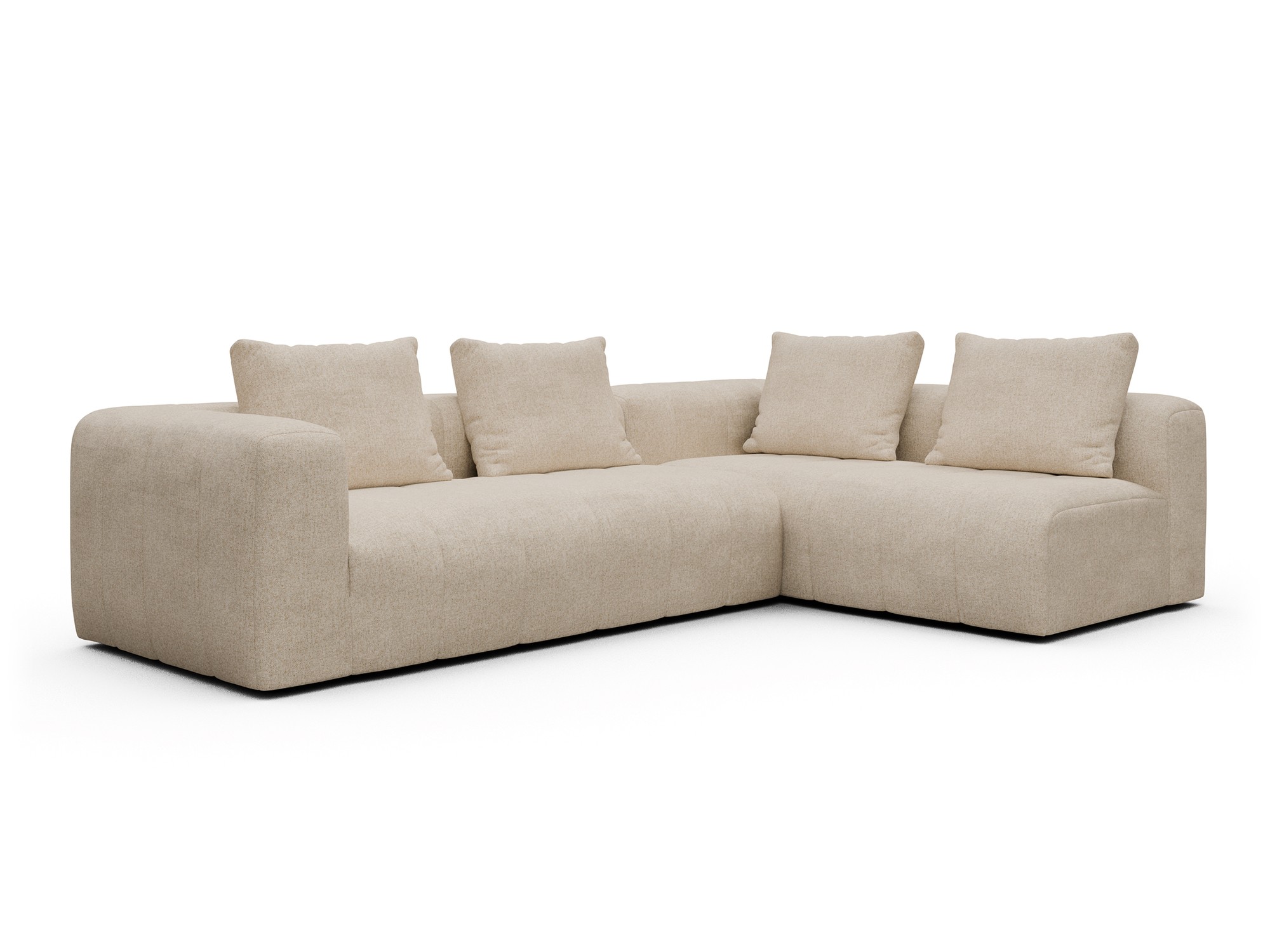 Hugo 2x 2,5-Sitzer Armlehne links Casone-Natural-Beige moebelfaktor