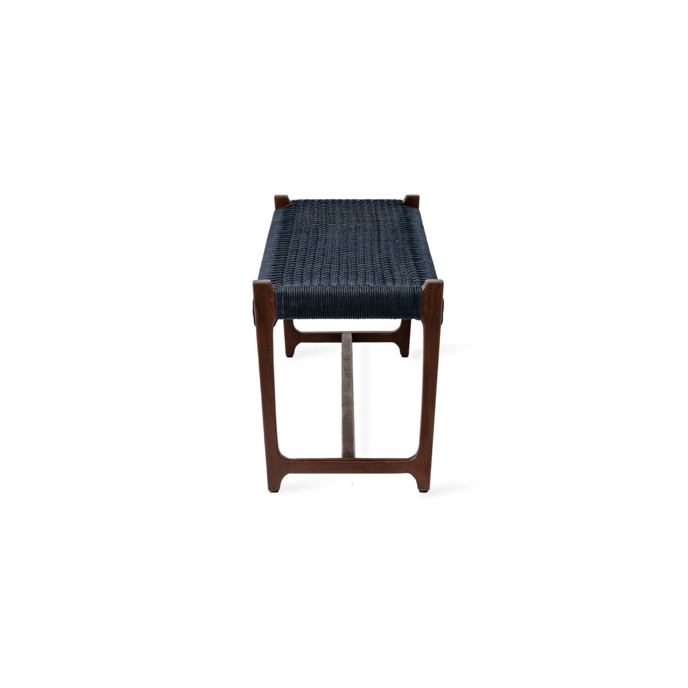 Jesper Home Outdoor-Bank Kuwana Indigo-Weave Gestell Espresso 160cm