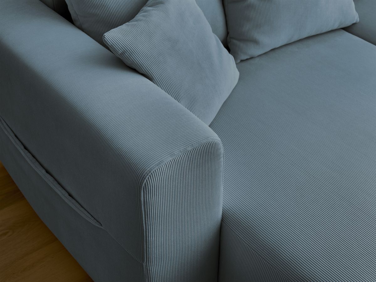 Bobochic Sidonie Wohnlandschaft Cordsamt Dunkelblau