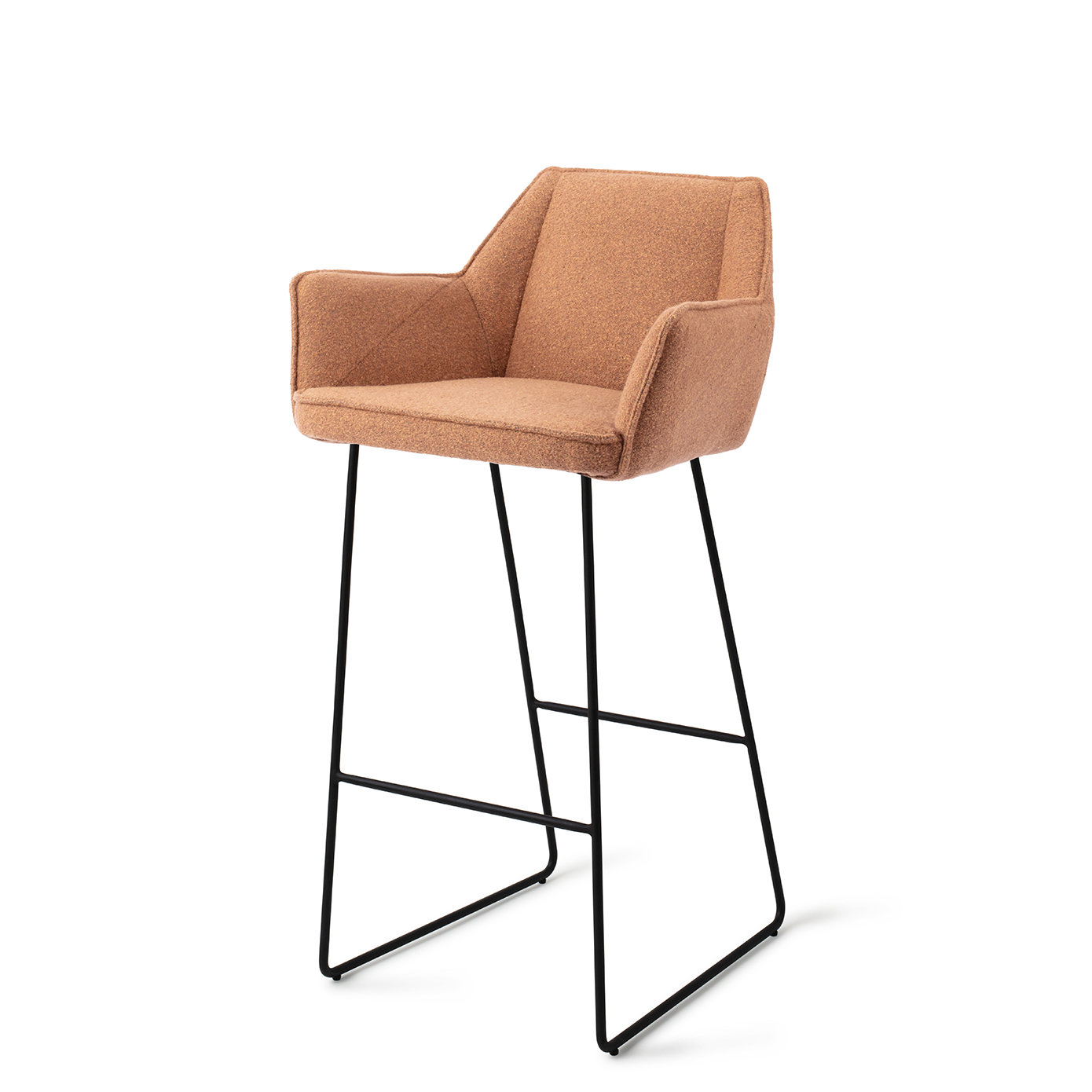 Jesper Home Barhocker Tome Cinnamon Bun Slide Schwarz Barhöhe 75 cm
