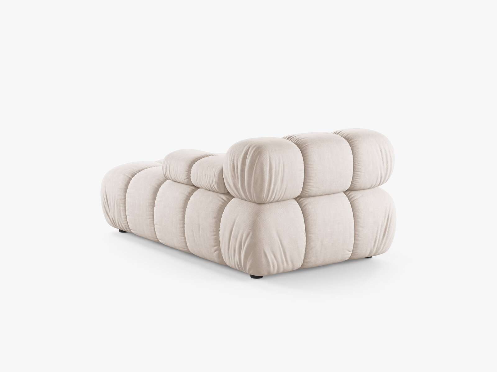 Micadoni Recamiere Bellis Rechts Strukturierter Stoff Liberty Beige