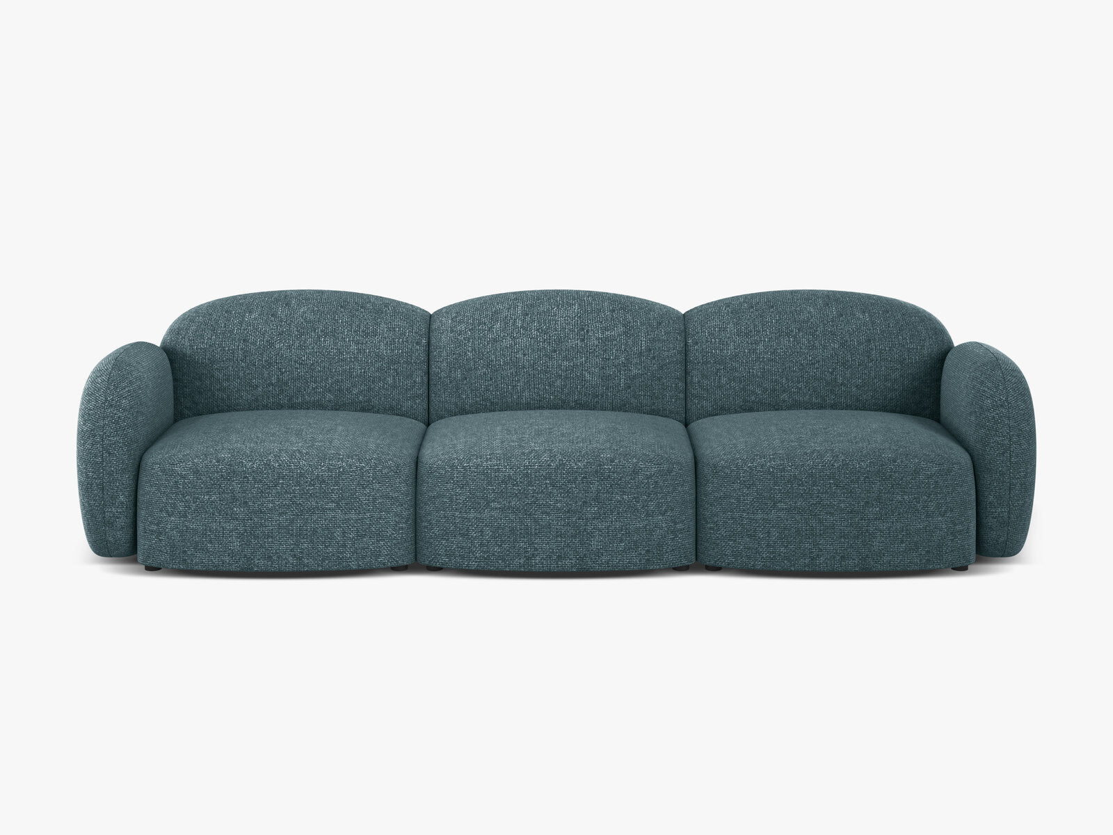 Micadoni Sofa Blair 3-Sitzer Chenille Eden Hellblau