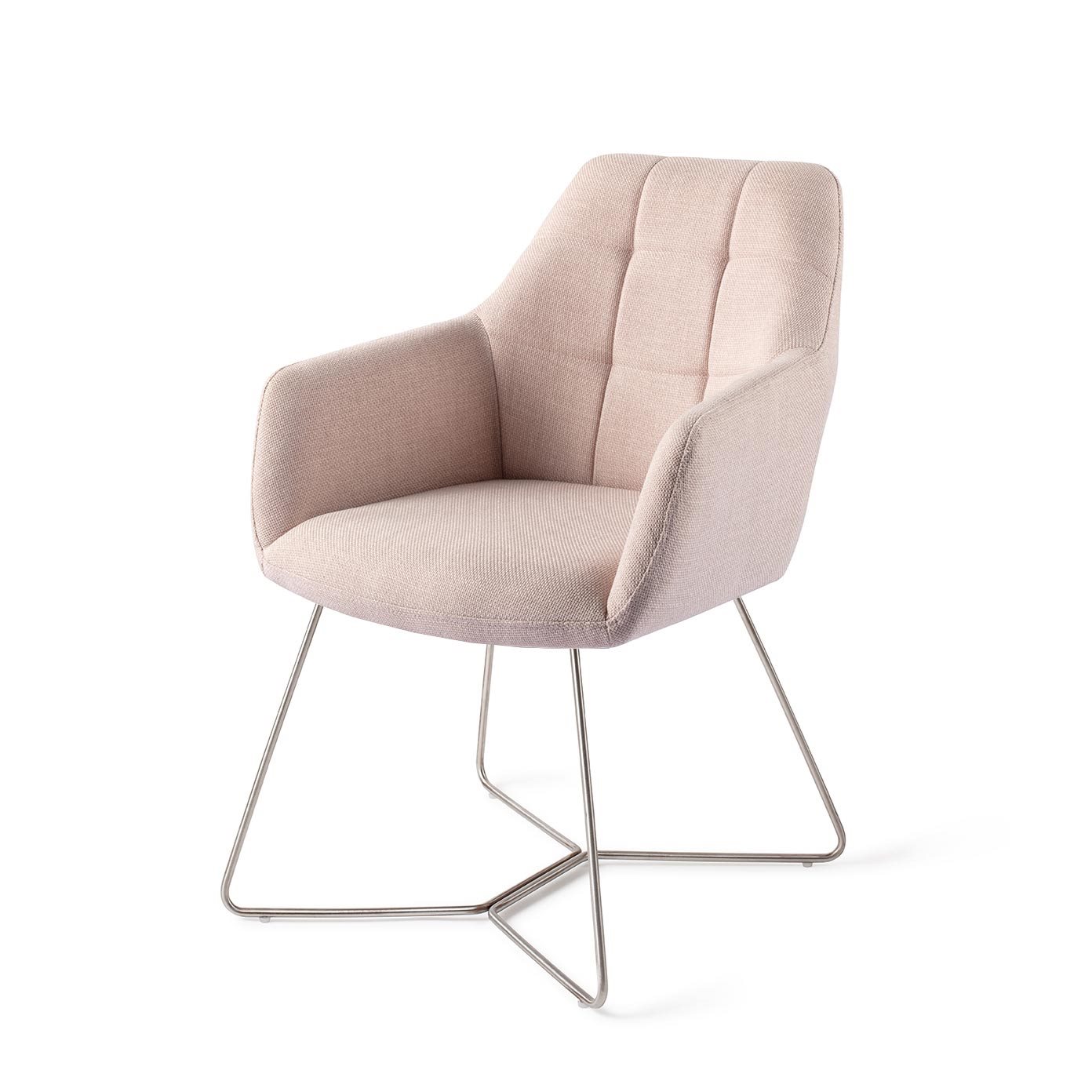 Jesper Home Esszimmerstuhl Noto Petal-Pink Beehive Stahl