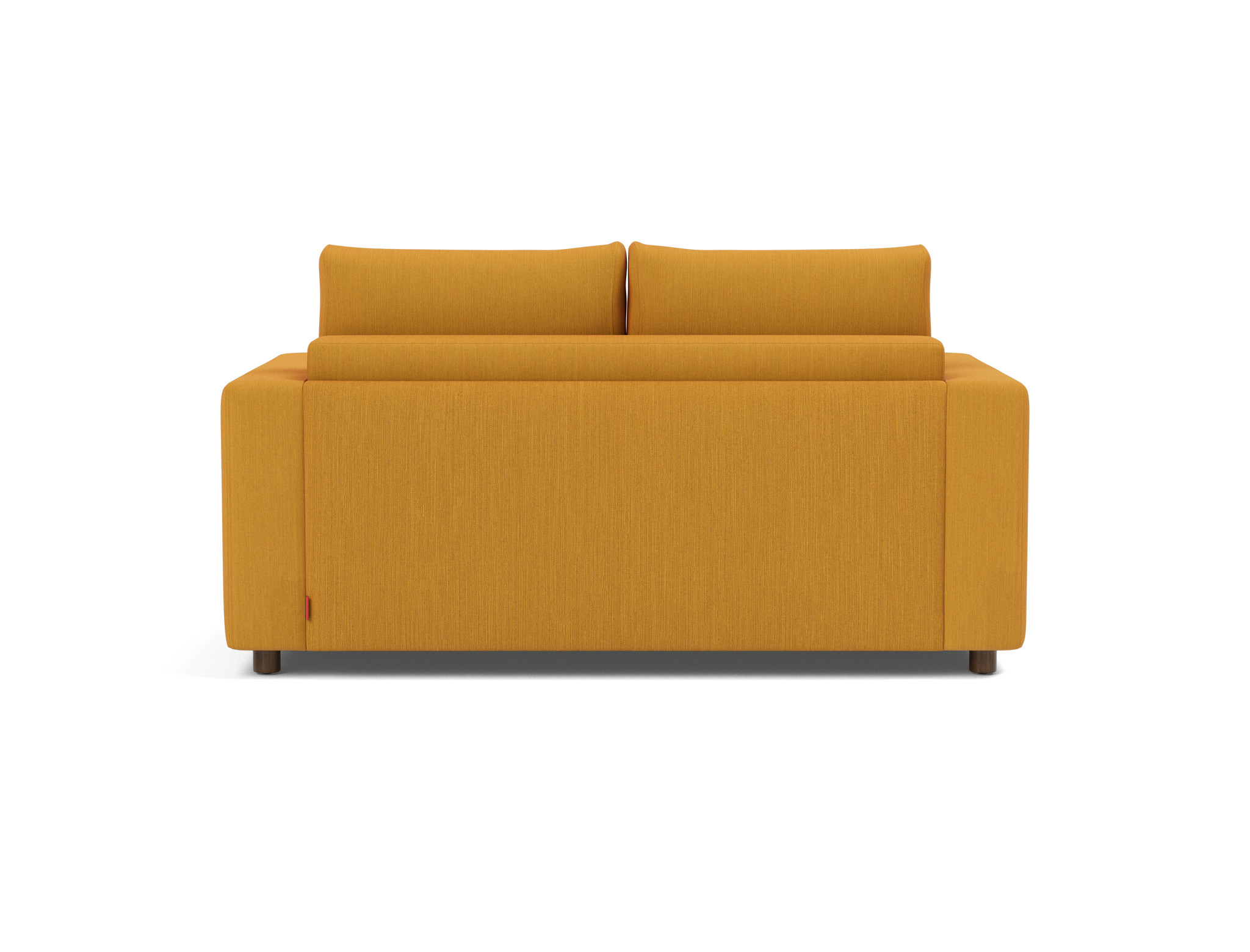 Schlafsofa Neah mit Standard-Armlehnen 140 Flachgewebe Elegance 507-Burned-Curry