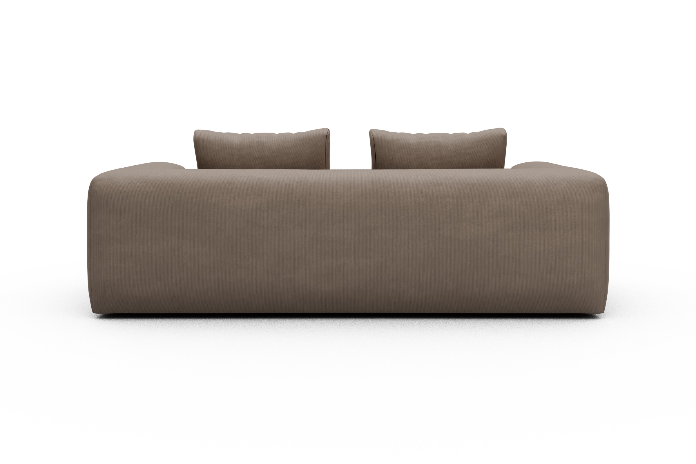 Sofa Fred 3-Sitzer Cordufine-Biege