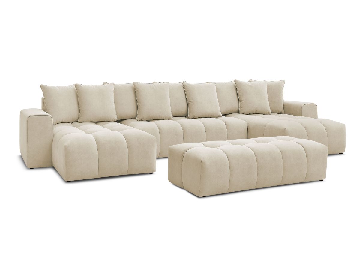 Bobochic Mont-blanc Wohnlandschaft mit Pouf