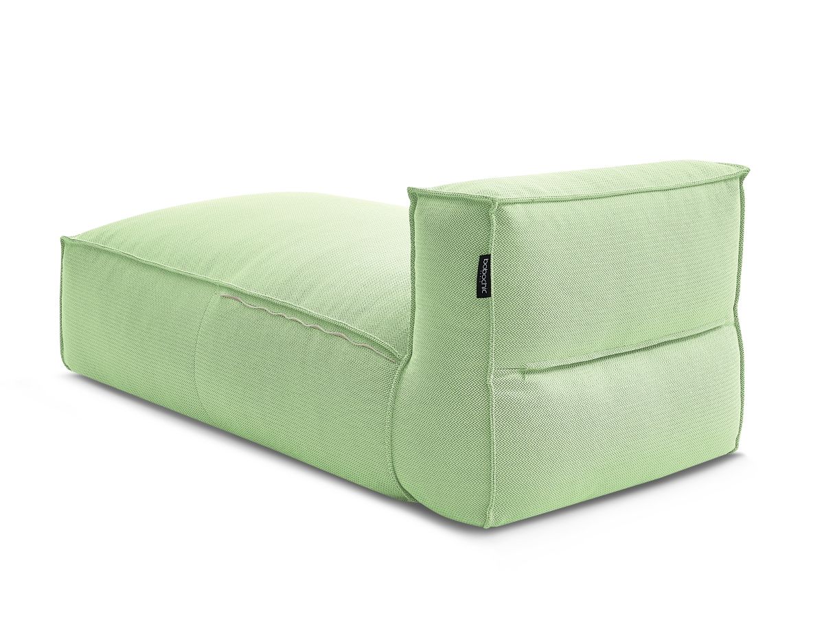 Bobochic Biarritz Méridienne-Modul Melange-Stoff Grün