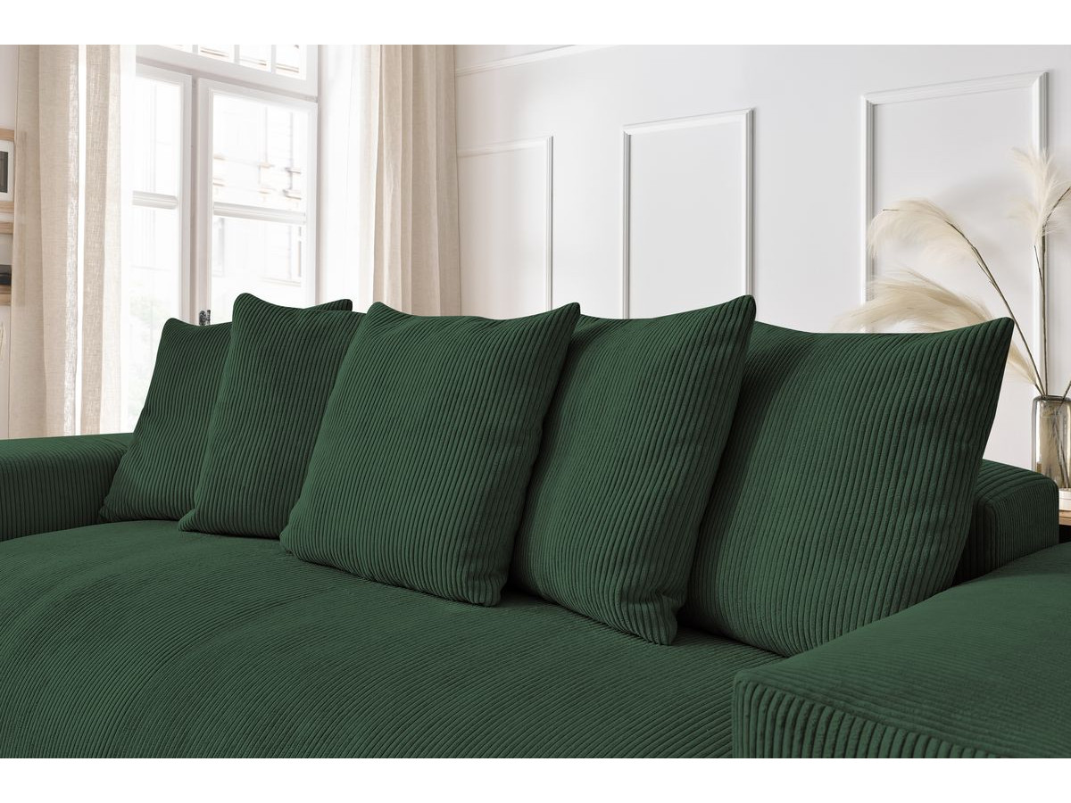 Bobochic Voltaire Sofa 3-Sitzer 280 × 124 cm Cordsamt Grün