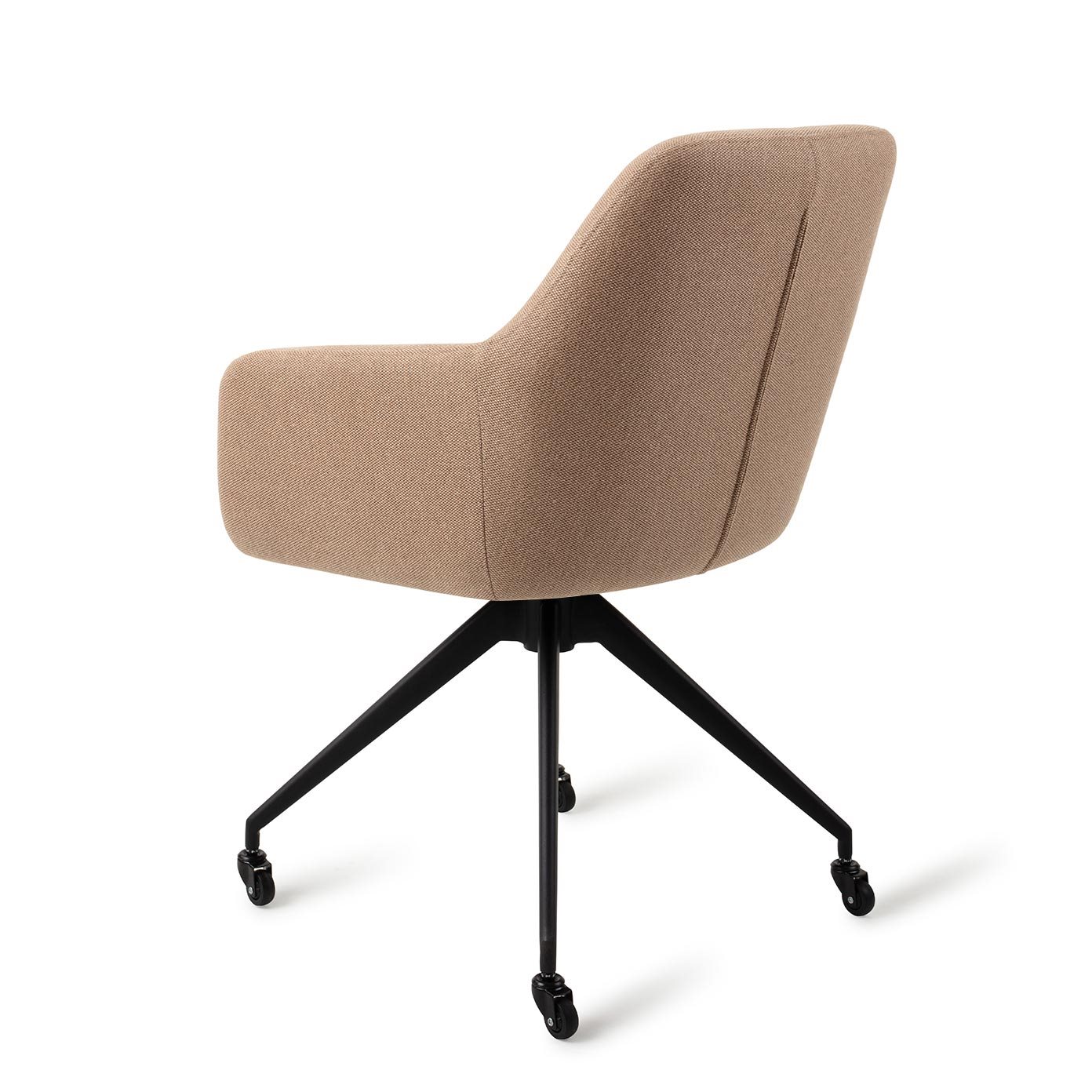 Jesper Home Esszimmerstuhl Hiroo Whisper Wheat Glide Schwarz