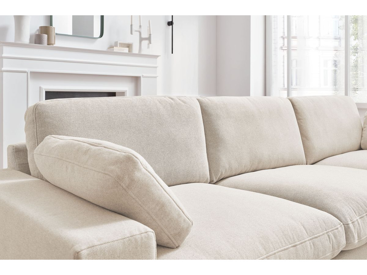 Bobochic Belair Sofa 4-Sitzer Stoff Beige