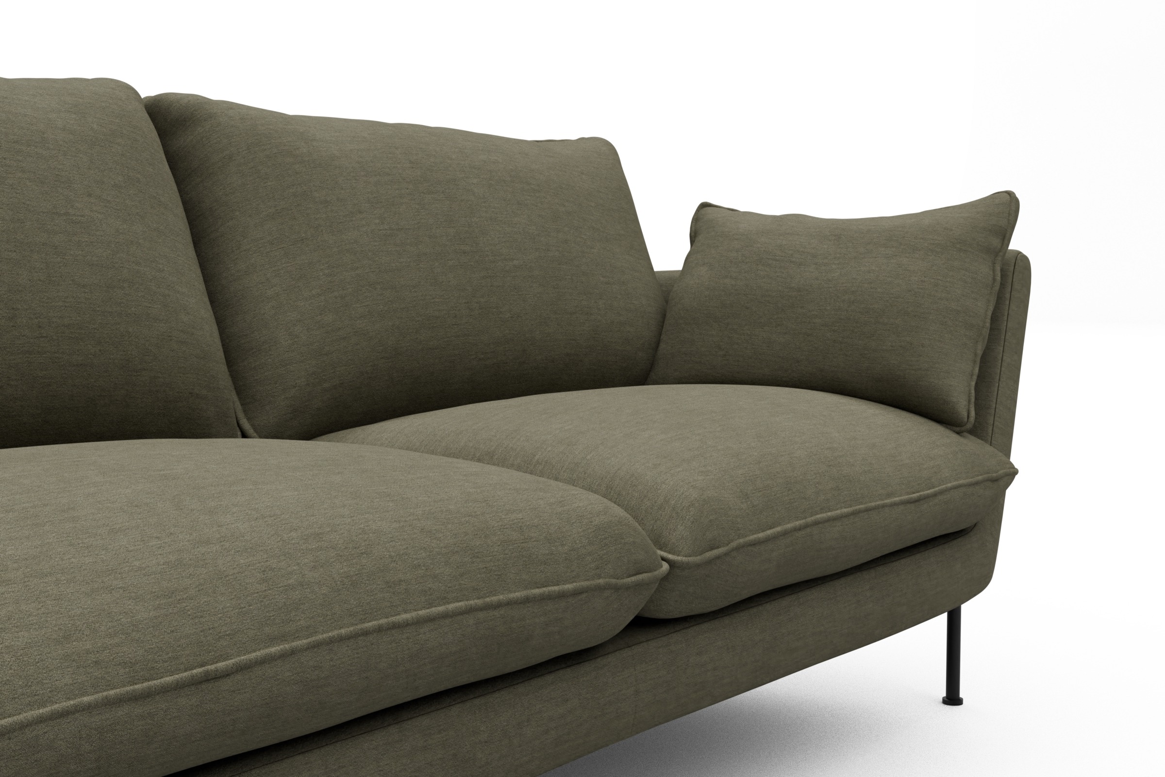 Sofa Anton 2-Sitzer Vivus-Dusty-Olive