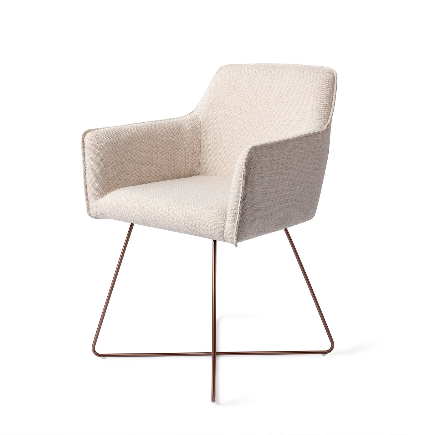 Jesper Home Esszimmerstuhl Hofu Enoki Cross Rosa