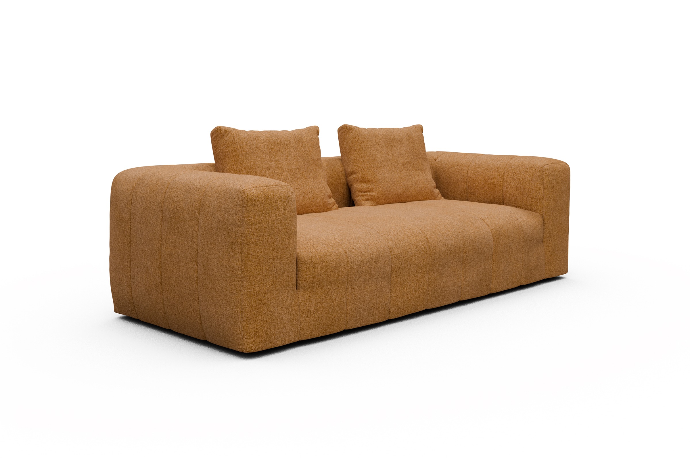 Sofa Hugo 3-Sitzer Casone-Warm-Yellow