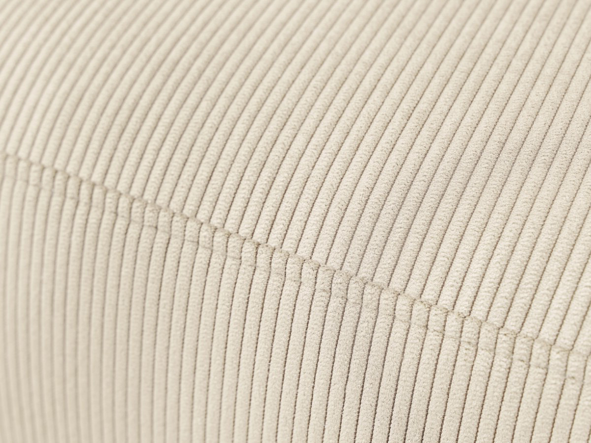 Bobochic Enjoy Ecksofa Cordsamt Beige Ecke links