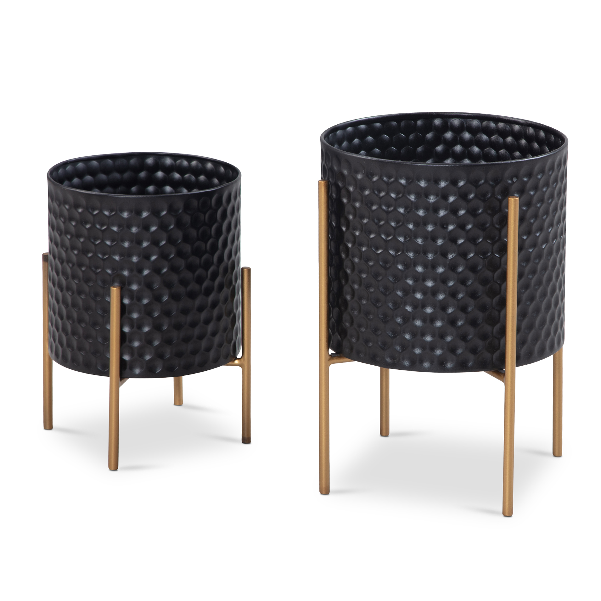 Blumentopf Bessaker Schwarz
