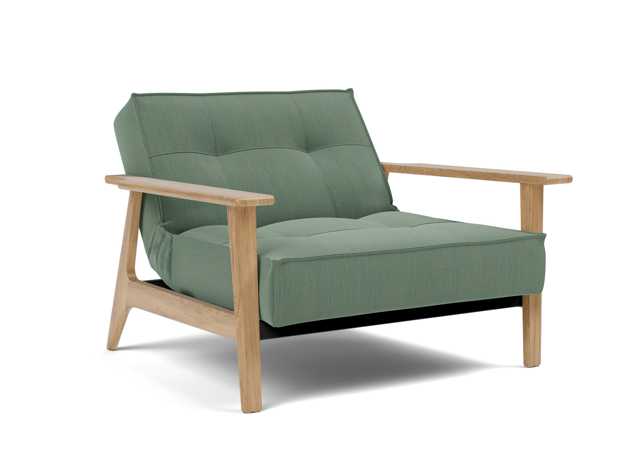 Sessel Splitback Frej Flachgewebe Elegance 518-Green