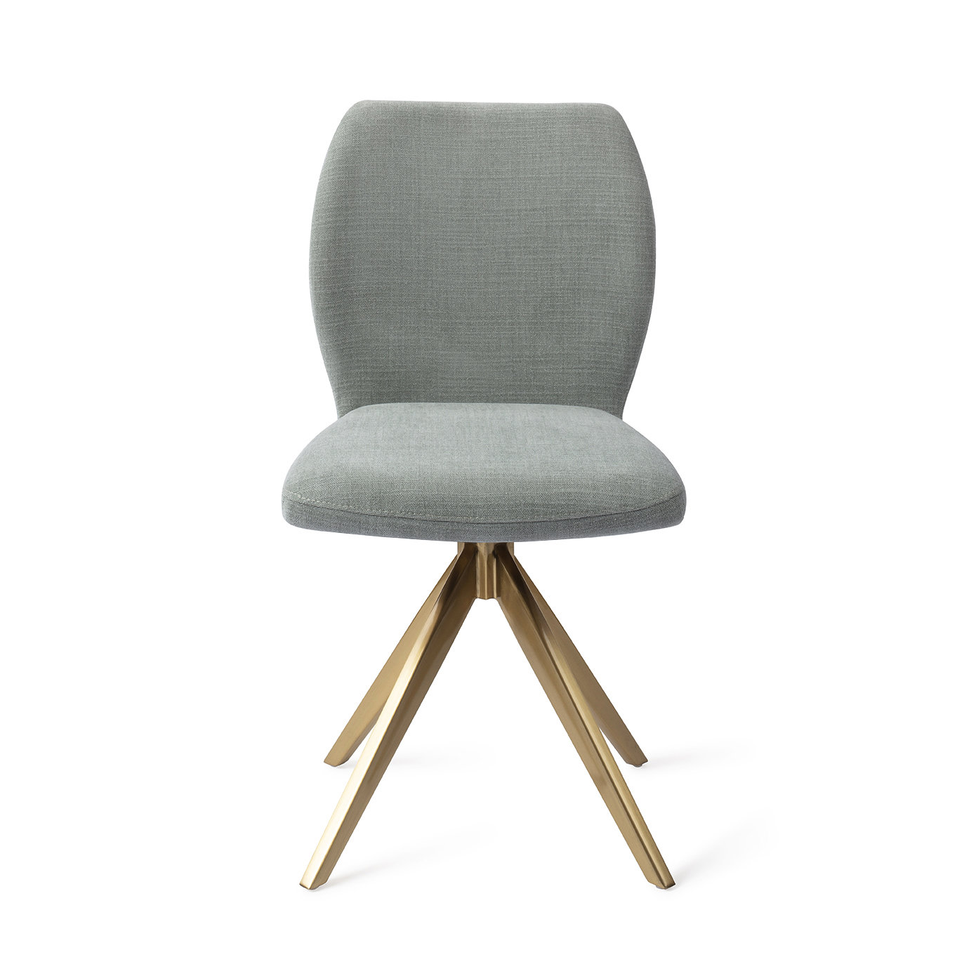 Jesper Home Esszimmerstuhl Ikata Breezy Blue Turn Gold