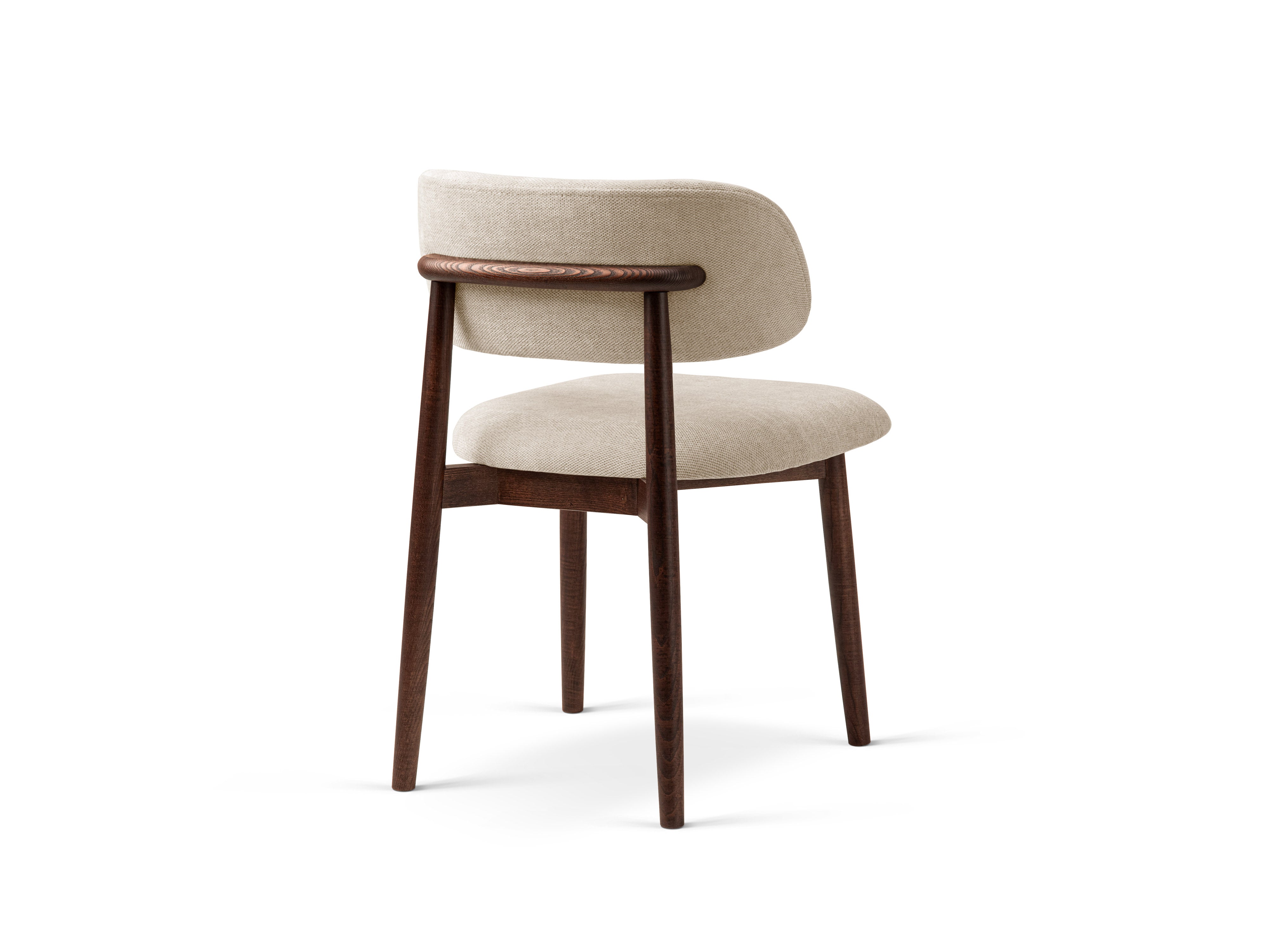 Micadoni Evan Samtiger Stuhl 49.5 cm (H 77 cm) [1CH_EVAN] Chenille Rebel Beige