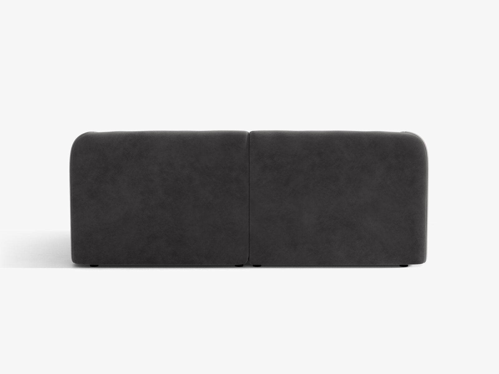 Micadoni Sofa Miley 2-Sitzer Samt Bluvel Grau