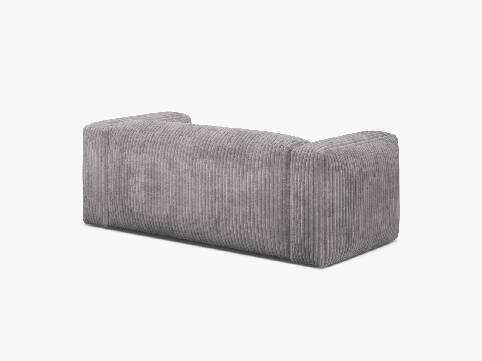 Micadoni Martina Sofa 2-Sitzer Cord Tilia Hellgrau
