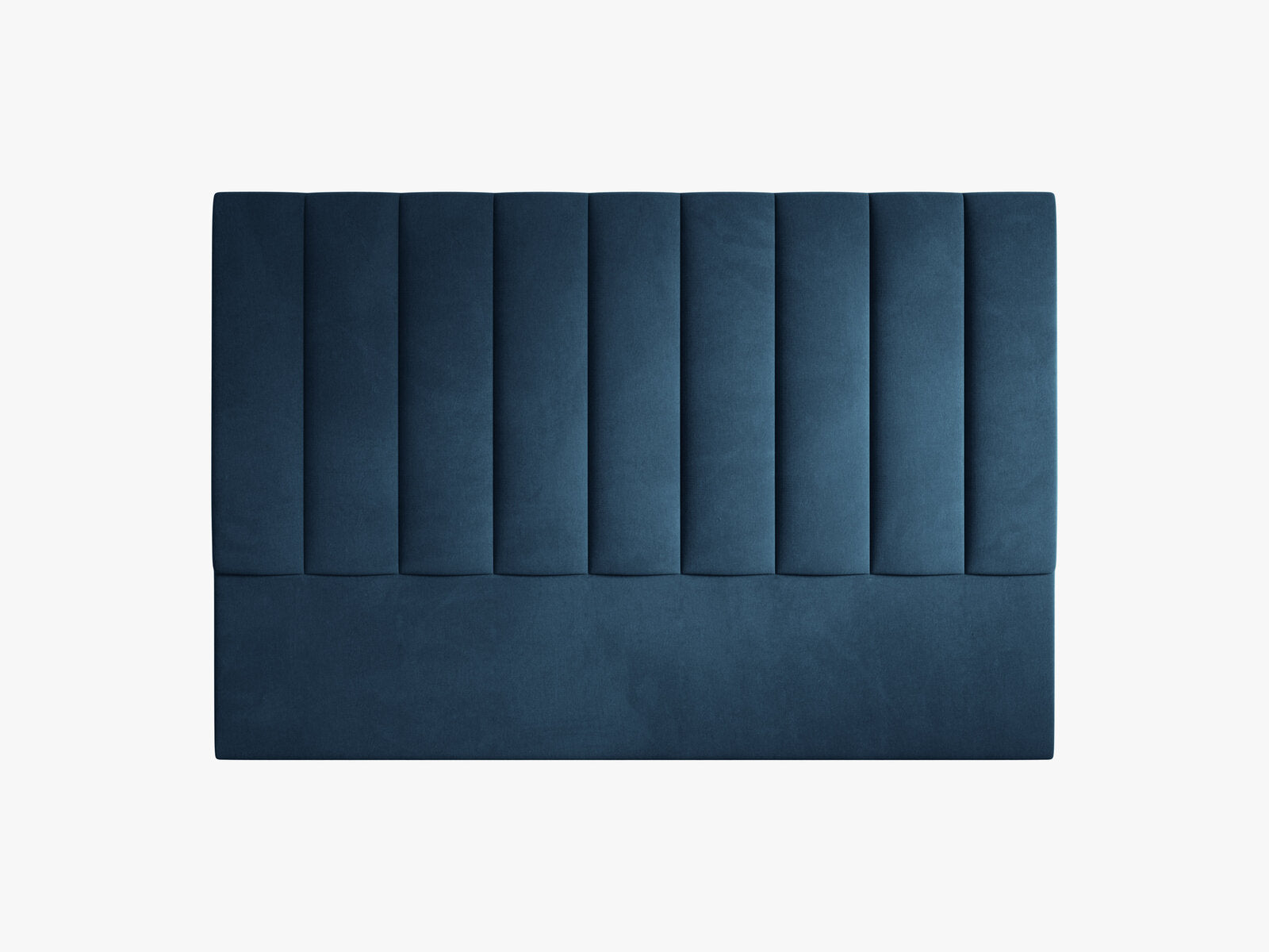 Micadoni Marl Samtiger Kopfteil 140 cm (H 95 cm) Samt Magic Velvet Marineblau 180x95