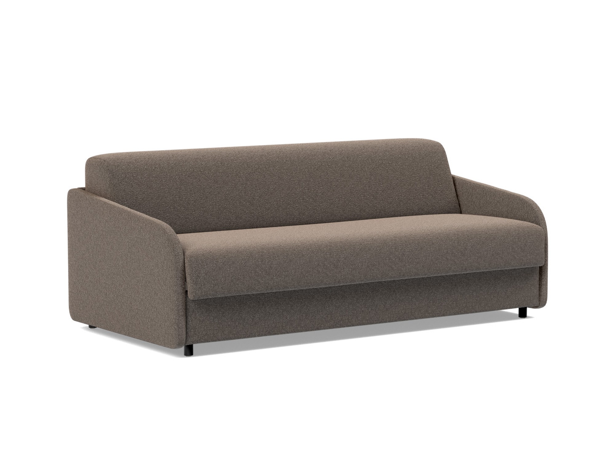 Schlafsofa Eivor mit Taschenfederkernmatratze 160 Boucle Skandi 530-Taupe