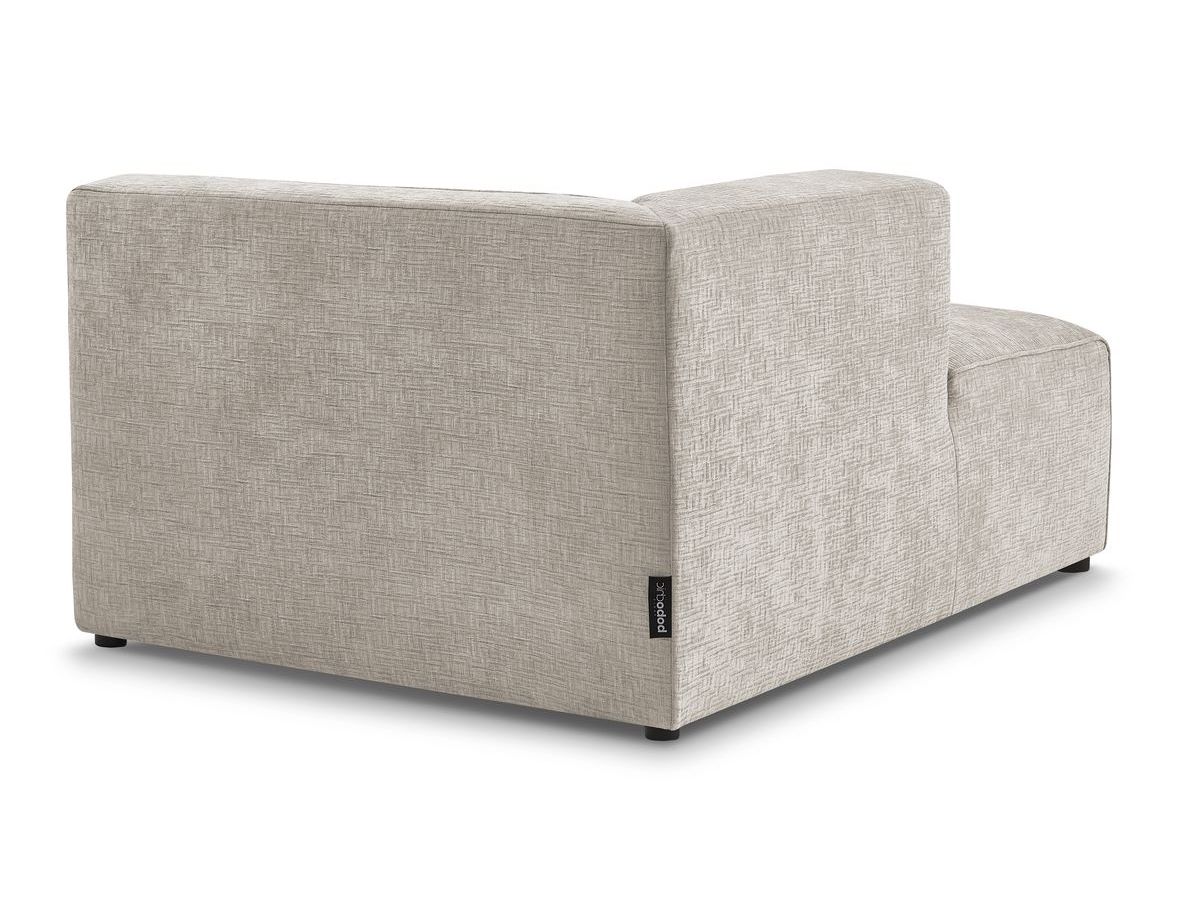 Bobochic Megeve Méridienne-Modul Strukturstoff Beige Ecke links