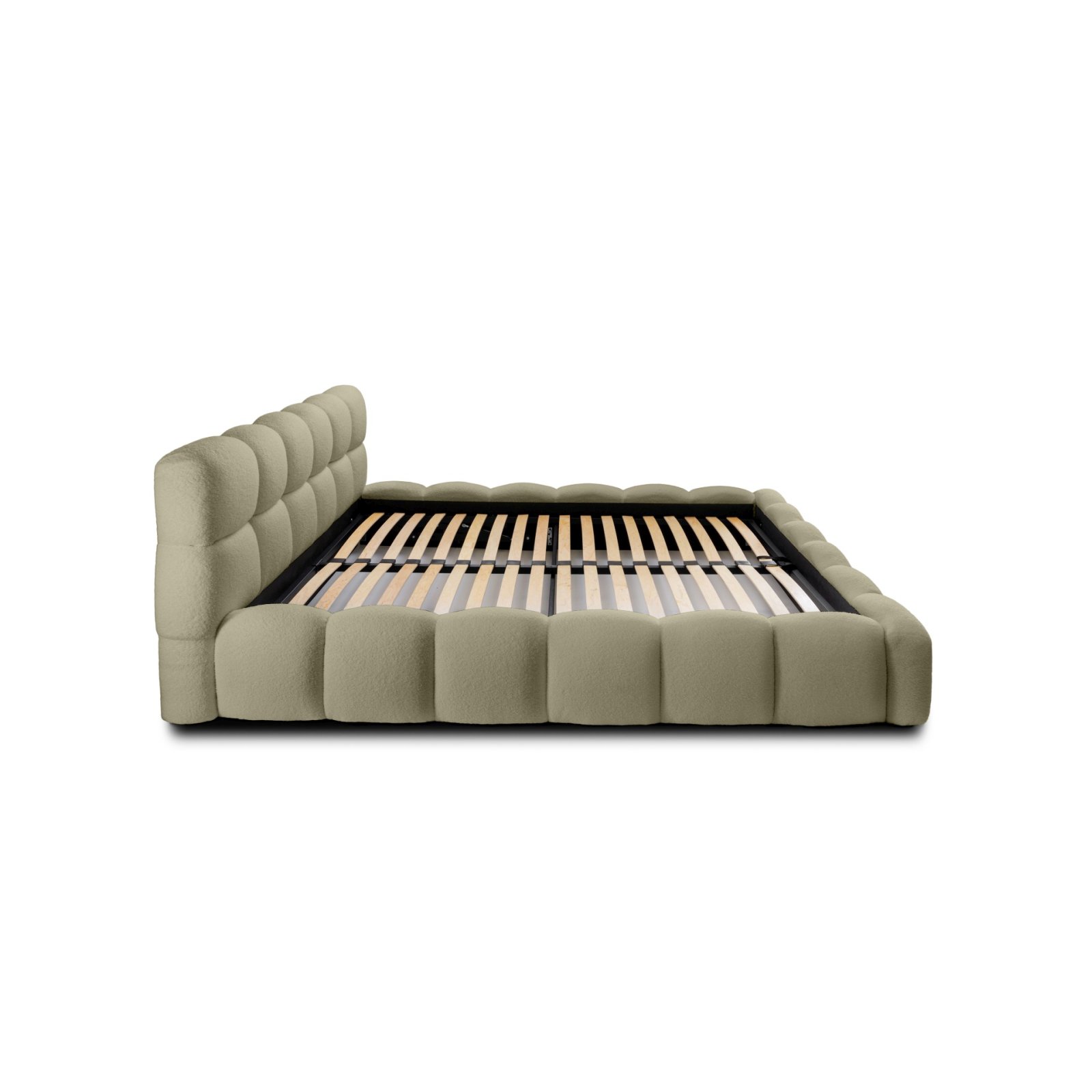 Polsterbett Vento-Slim Boucle 180x200 mit Holzrahmen Quelle 06