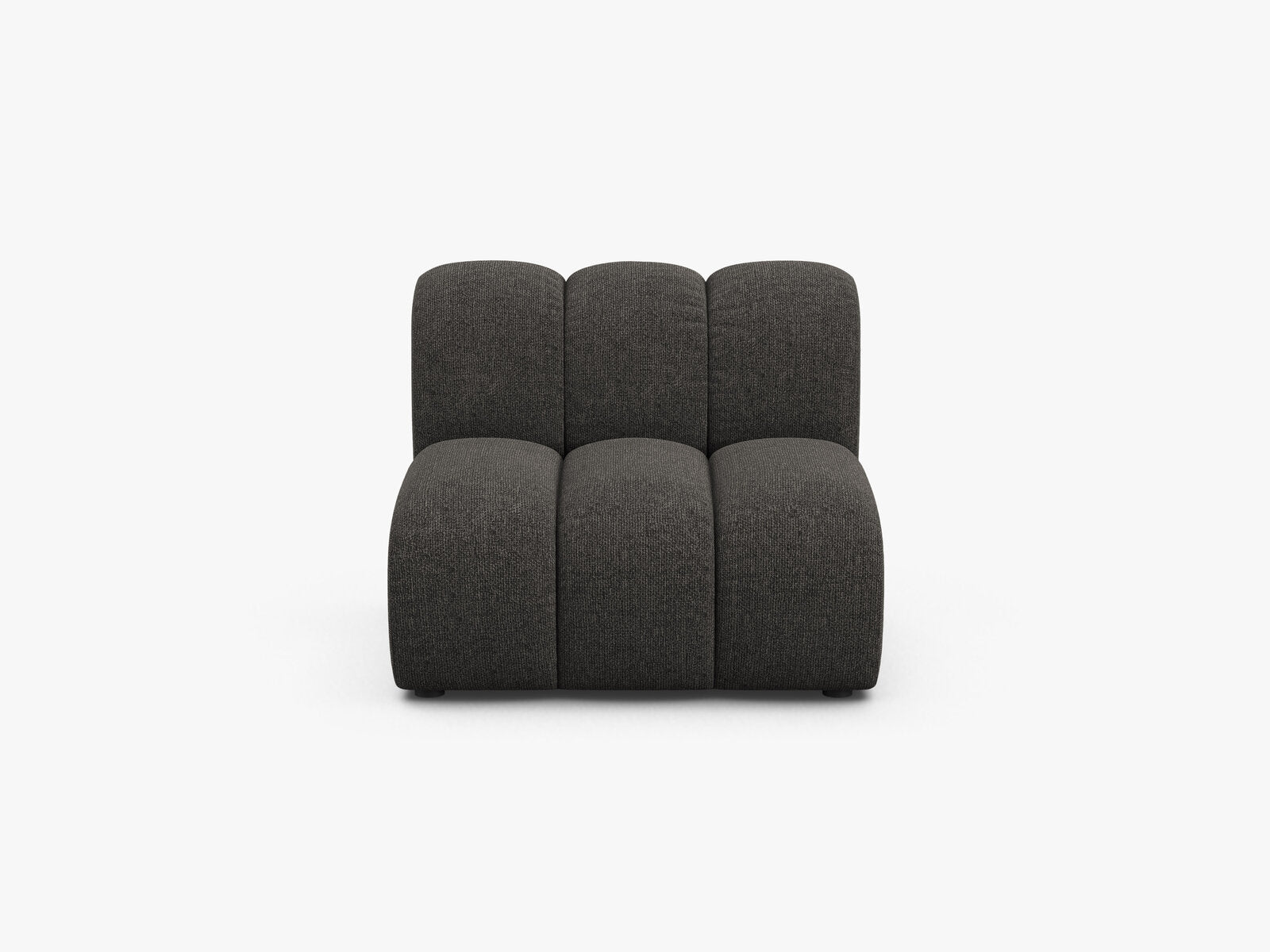 Micadoni Armloses Modul Lupine Chenille Eden Dunkelgrau