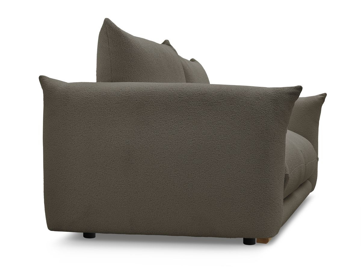 Bobochic Ernest Sofa 2-Sitzer Bouclé-Stoff Braun