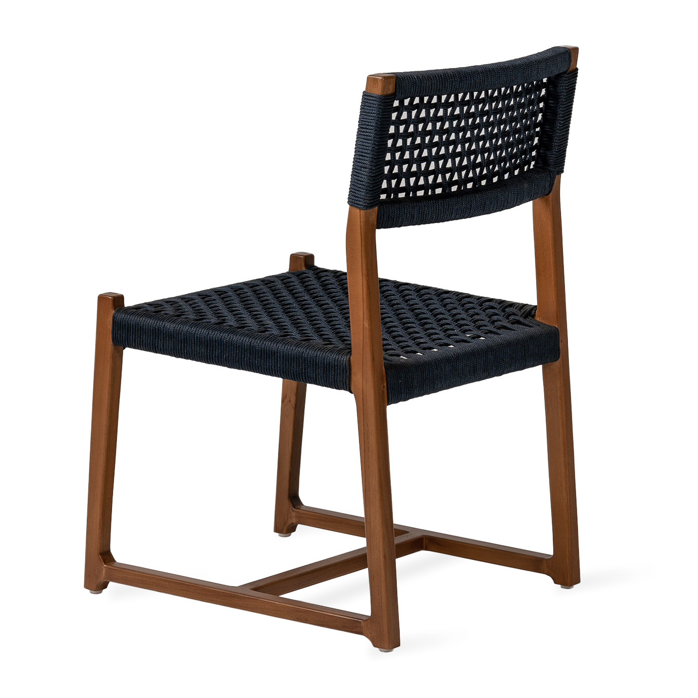 Jesper Home Outdoor-Stuhl Kuwana Indigo-Weave Gestell Bernstein