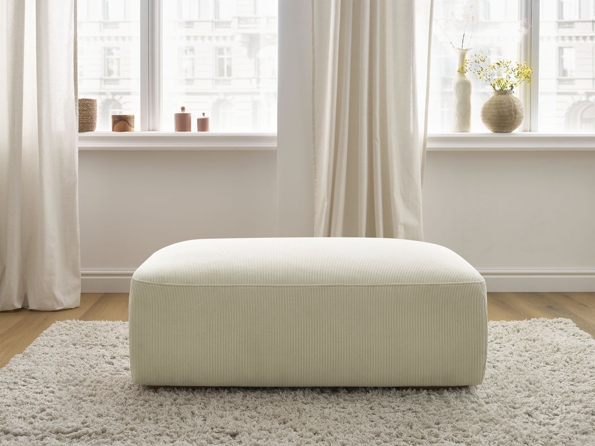 Bobochic Sidonie Pouf Cordsamt Beige