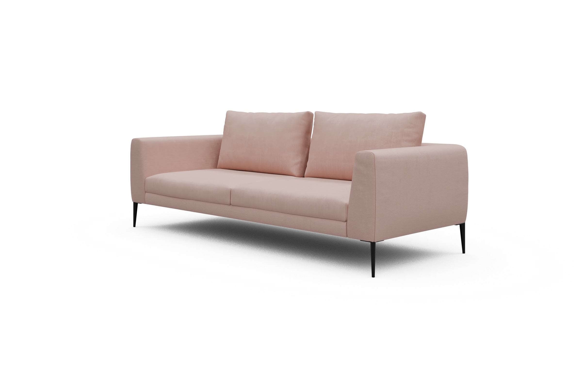 Sofa Paul 3-Sitzer Cordufine-Blush