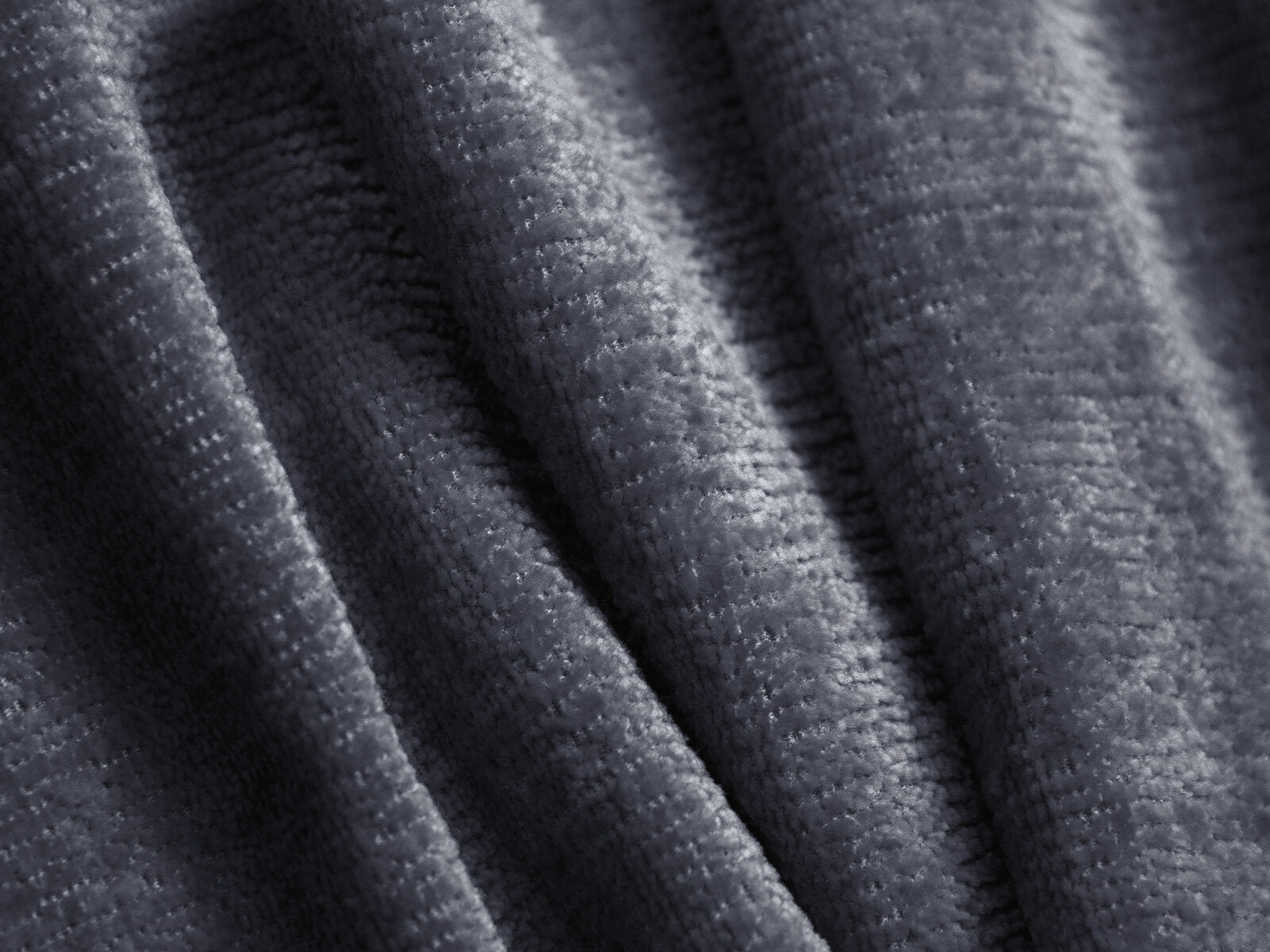 Micadoni 5-Sitzer Ecksofa Jenny Kleine Version Rechts Chenille Perfect Harmony Dunkelblau