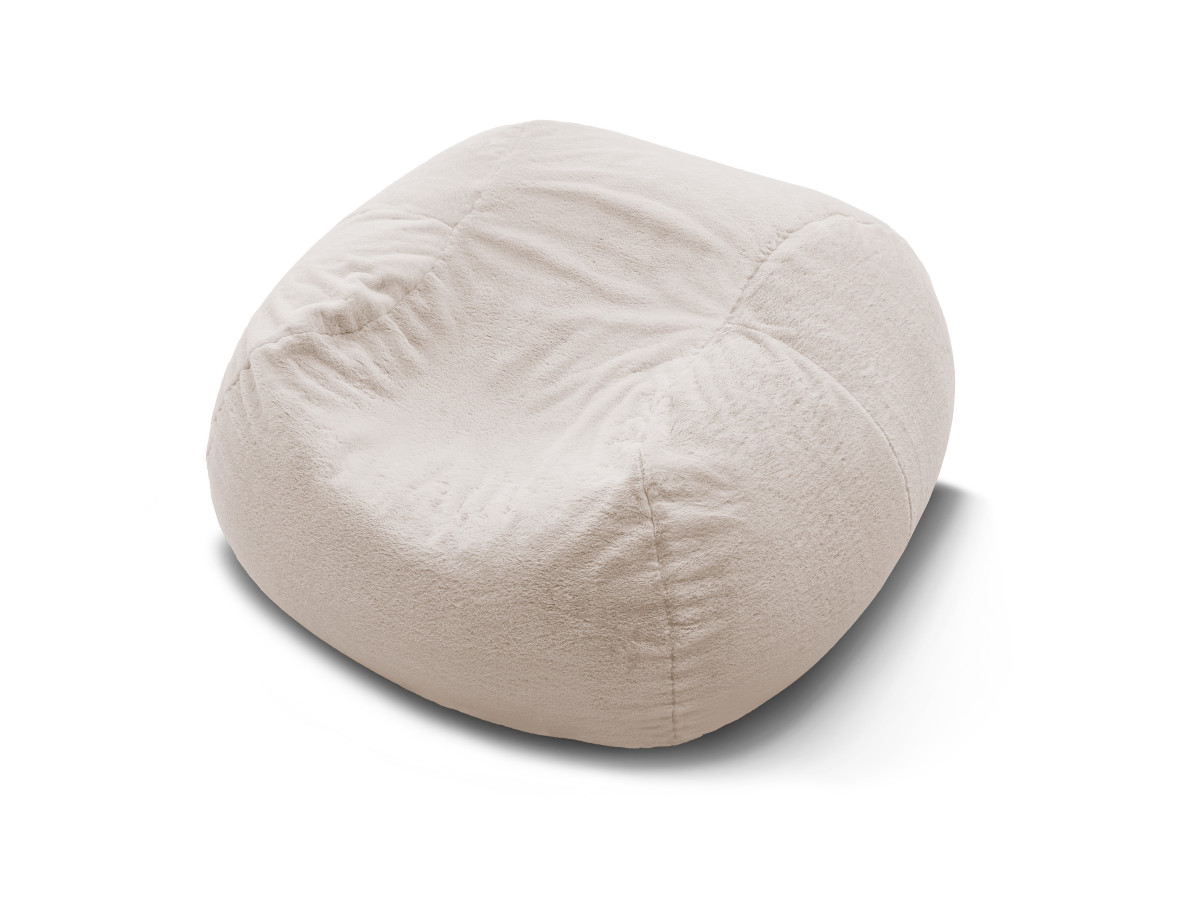 Bobochic Meribel Pouf Kunstfell Rosa